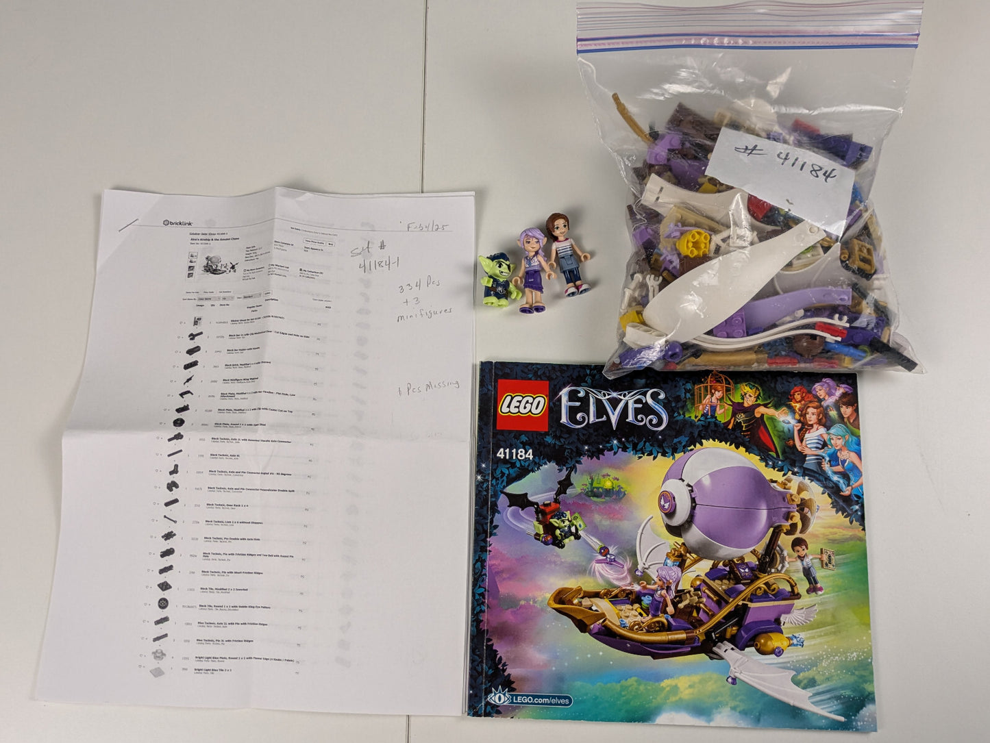 Lego Elves: Aira's Airship & the Amulet Chase Set 41184