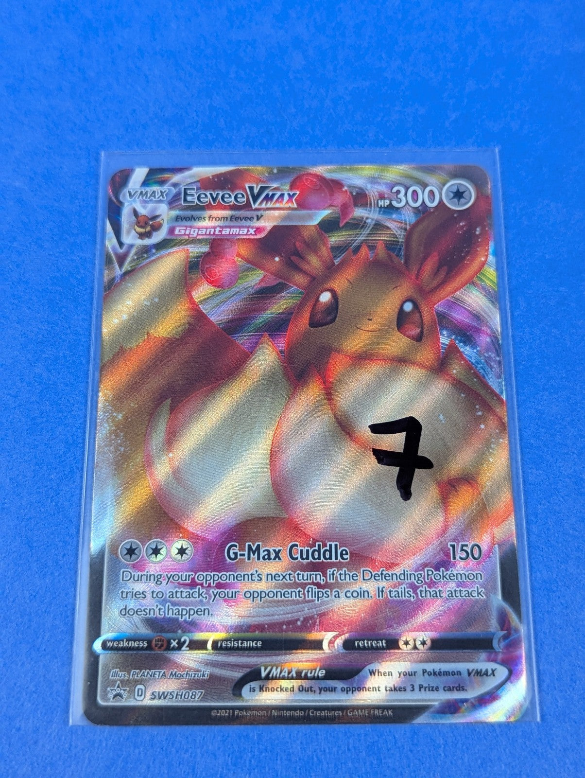 Eevee VMAX - SWSH087 - Promo Holo Sword & Shield Promos - Pokemon Card - NM