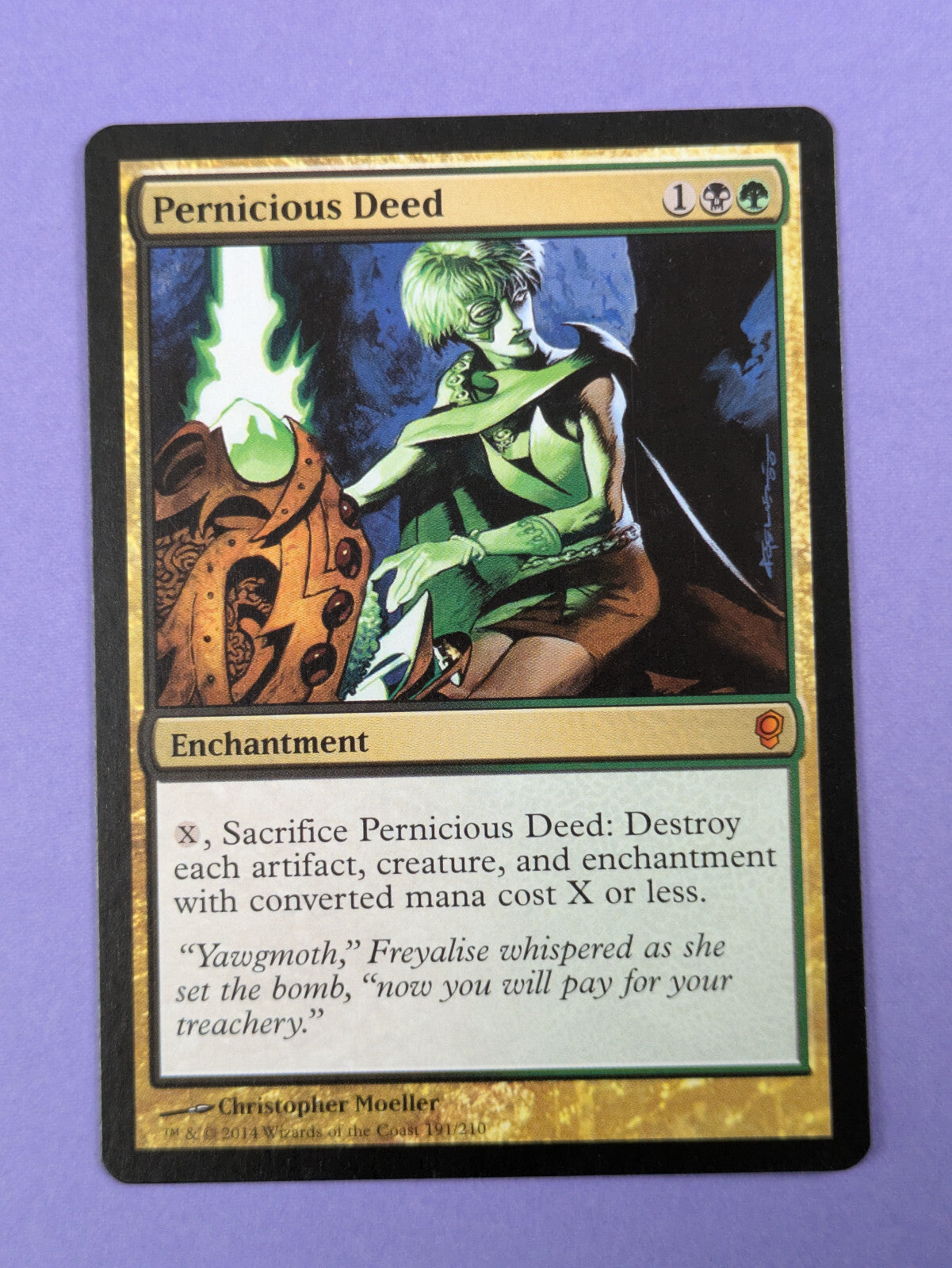 MTG Magic The Gathering: Conspiracy: Pernicious Deed Mythic #191/210 - NM