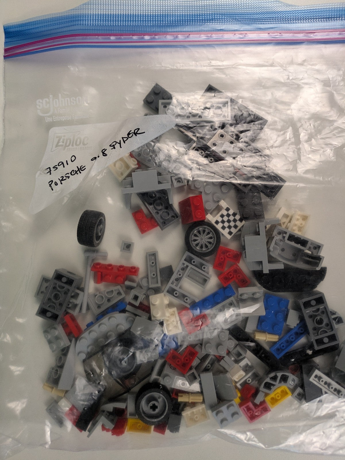 Lego SPEED CHAMPIONS: Porsche 918 Spyder Set 75910 - w/ Instructions