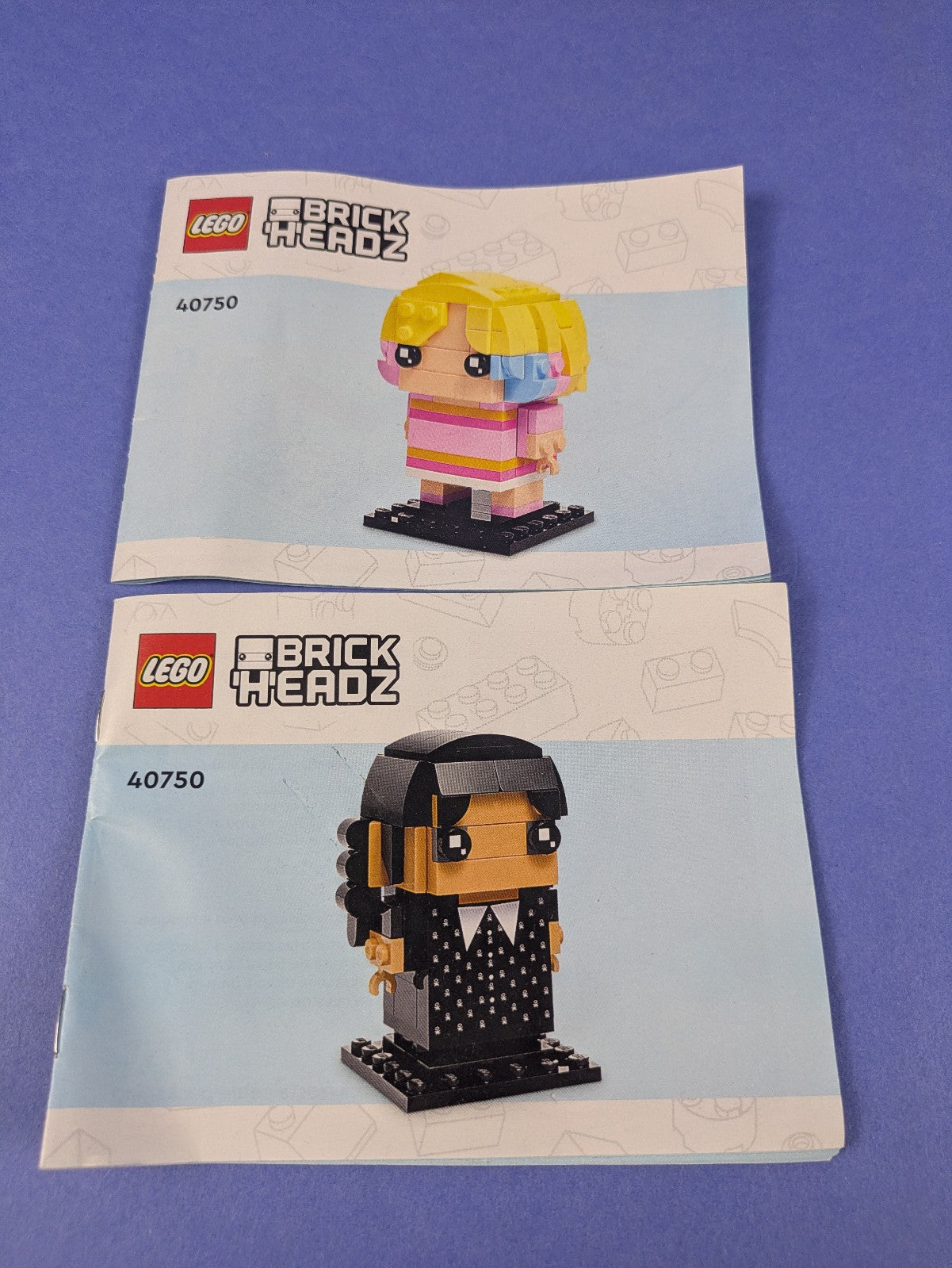 LEGO BrickHeadz Wednesday & Enid 40750 Complete Set Pre-Owned