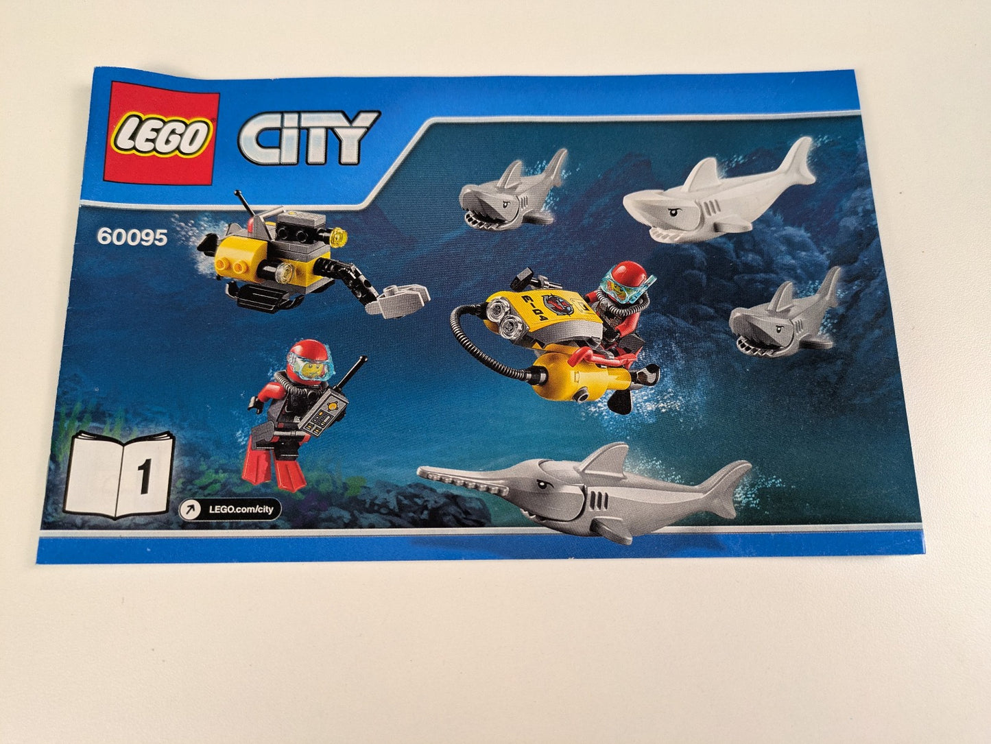 Lego City: Town: Deep Sea Exploration Vessel Set 60095 - Incomplete Set