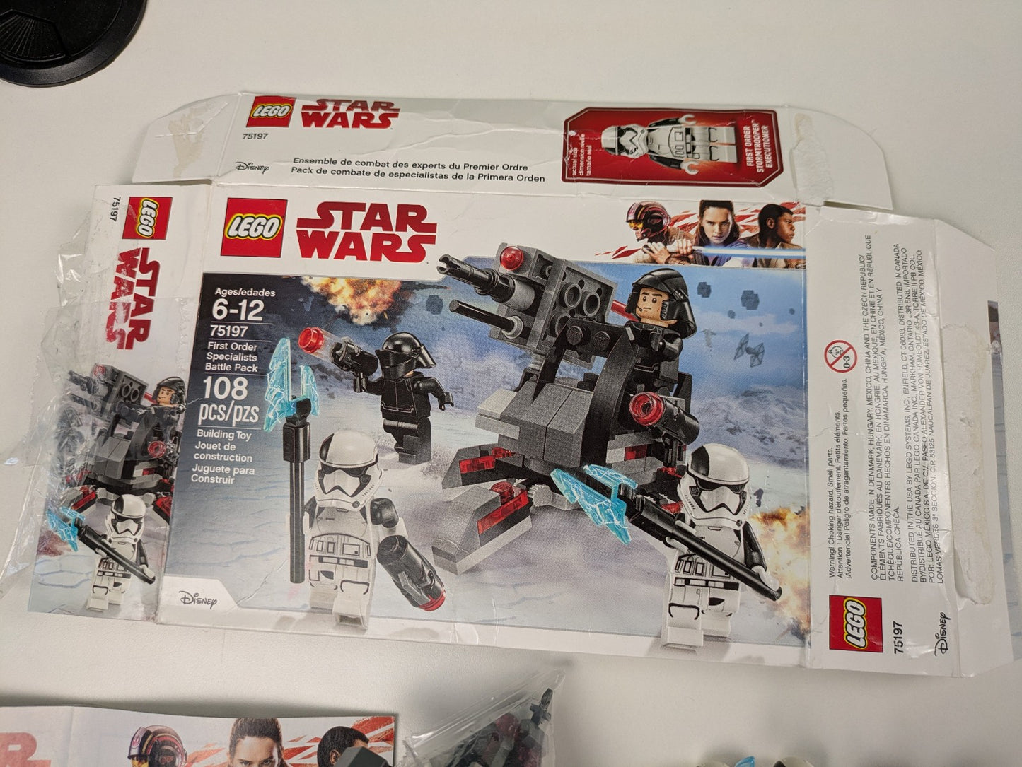 Lego Star Wars: First Order Specialists Battle Pack Set 75197 - Complete Set