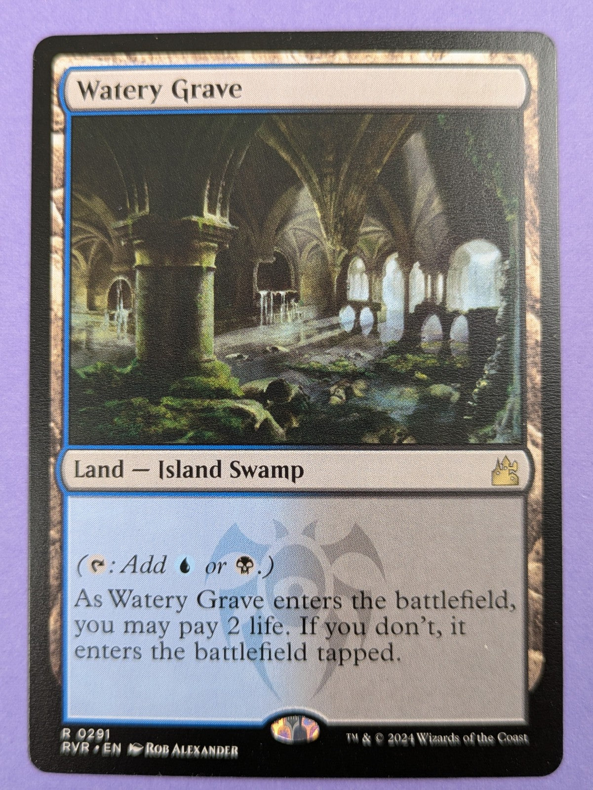 MTG Magic the Gathering: Ravnica Remastered: Watery Grave #0291 Rare - NM