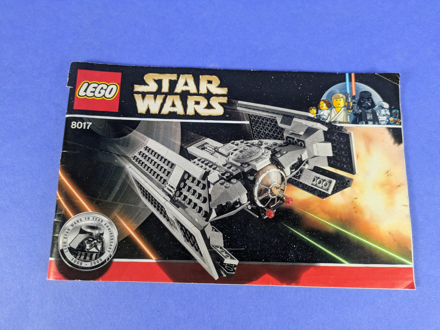 Lego Star Wars: Episode 4-6: Darth Vader's TIE Fighter Set 8017 - Incomplete Set