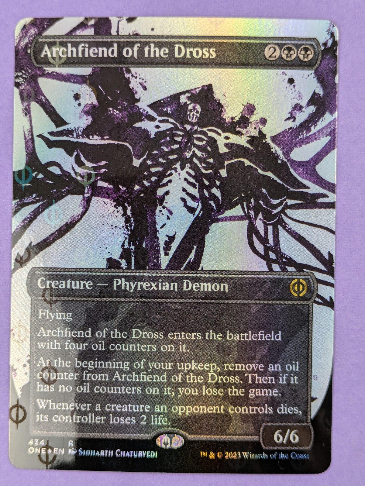 MTG Magic: Phyrexia: All Will Be One: Archfiend of the Dross #434 Rare - NM