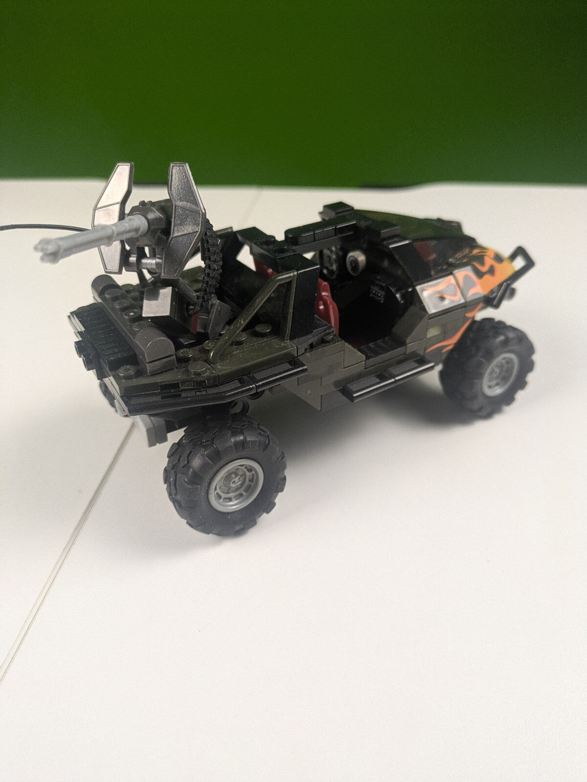 HALO Mega Bloks UNSC Flame Warthog 97449 - Vehicle Only!