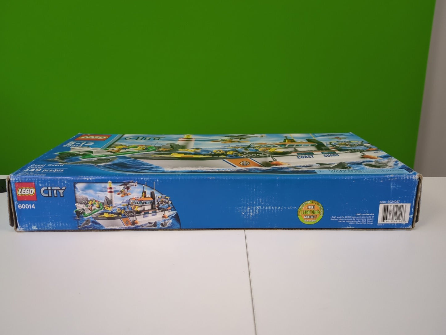 Lego Town: City: Coast Guard: Coast Guard Patrol Set 60014 - BRAND NEW!