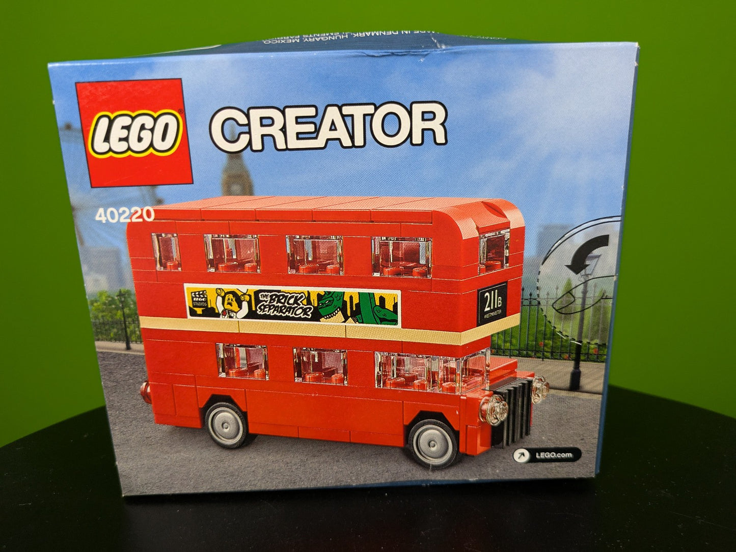 Lego Creator: Basic Model: Traffic: Mini London Bus Set 40220 BRAND NEW