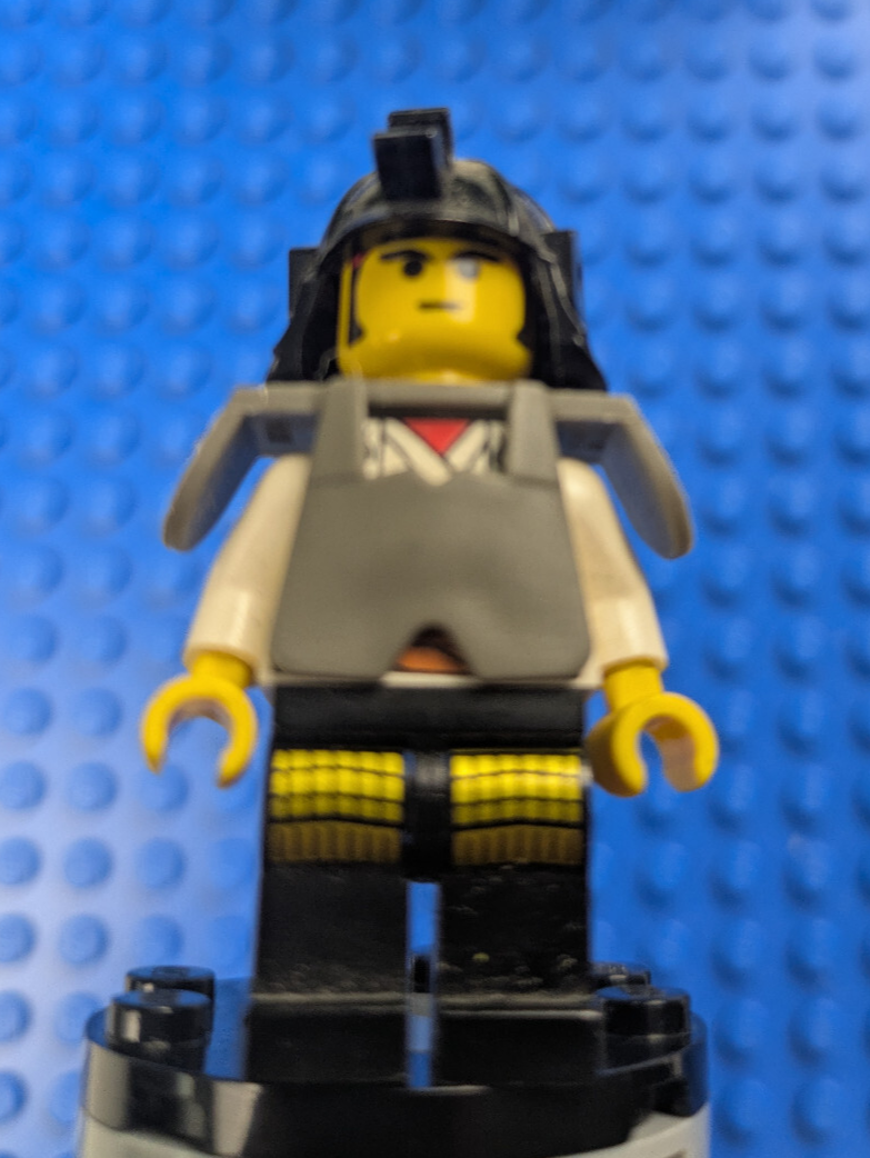 Lego Ninja: Ninja - Shogun White with Armor cas057 Sets 3053, 3077