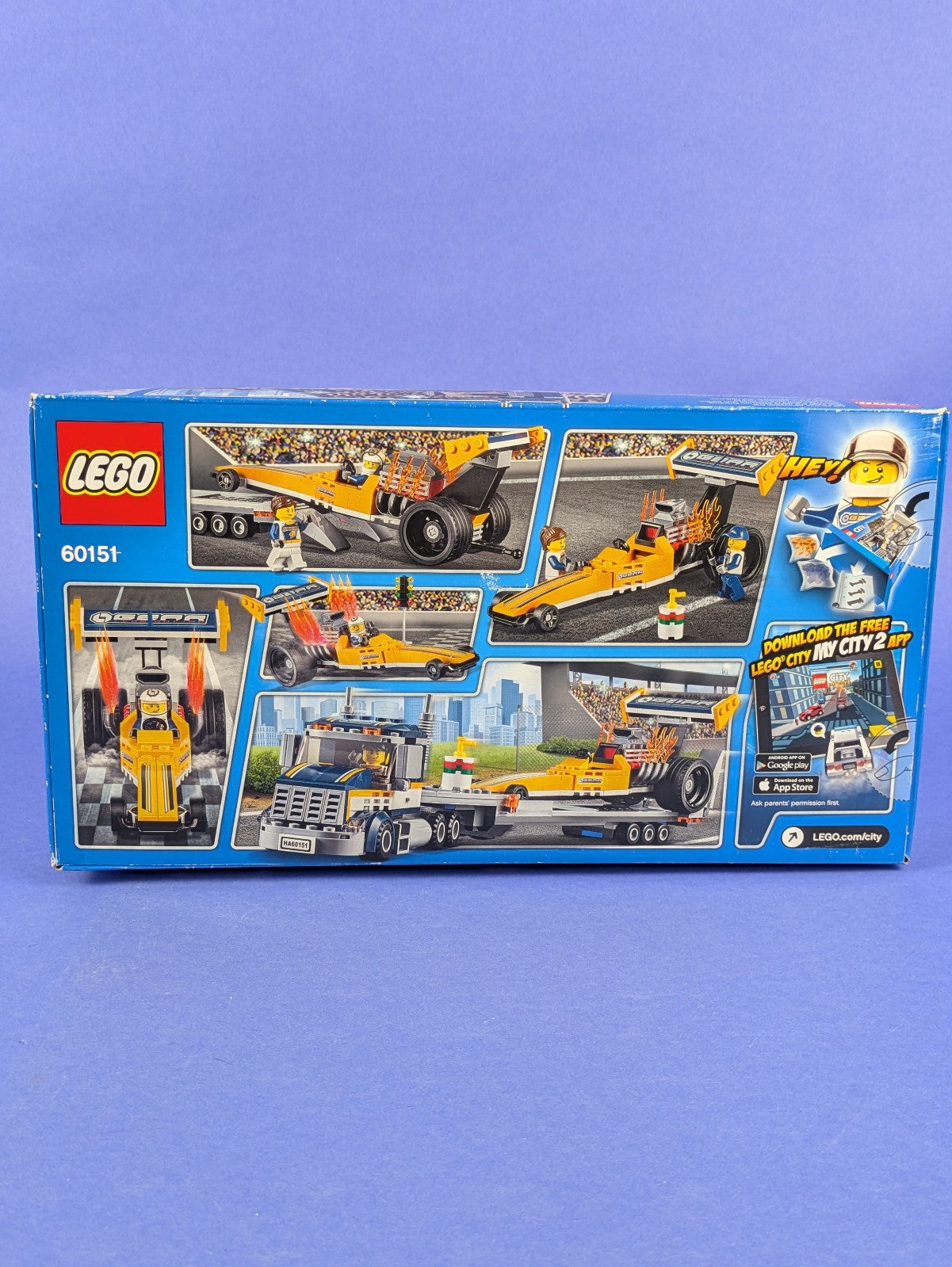 LEGO City Dragster Transporter 60151