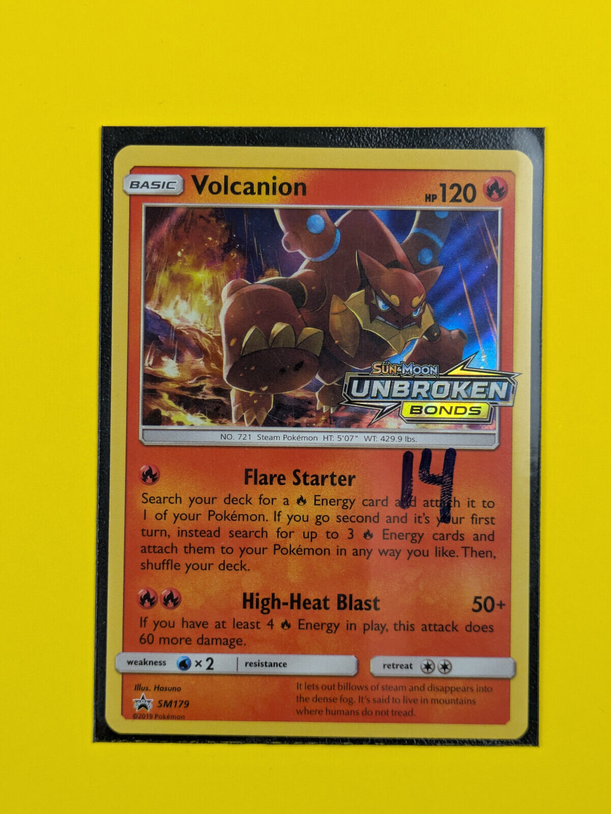 Volcanion - SM179 - Promo Sun & Moon Promos - Pokemon Card - NM