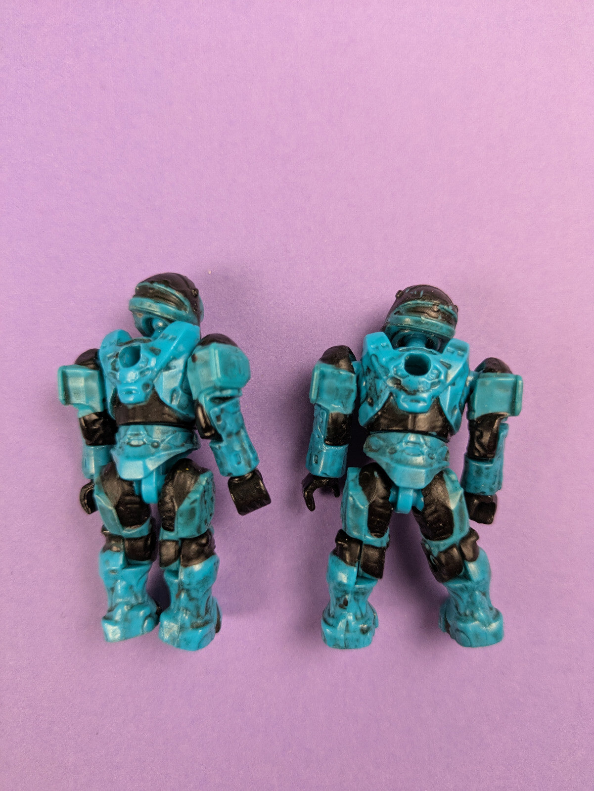 HALO Mega Bloks Construx UNSC Teal Blue CQB Spartan 96954 Series 3