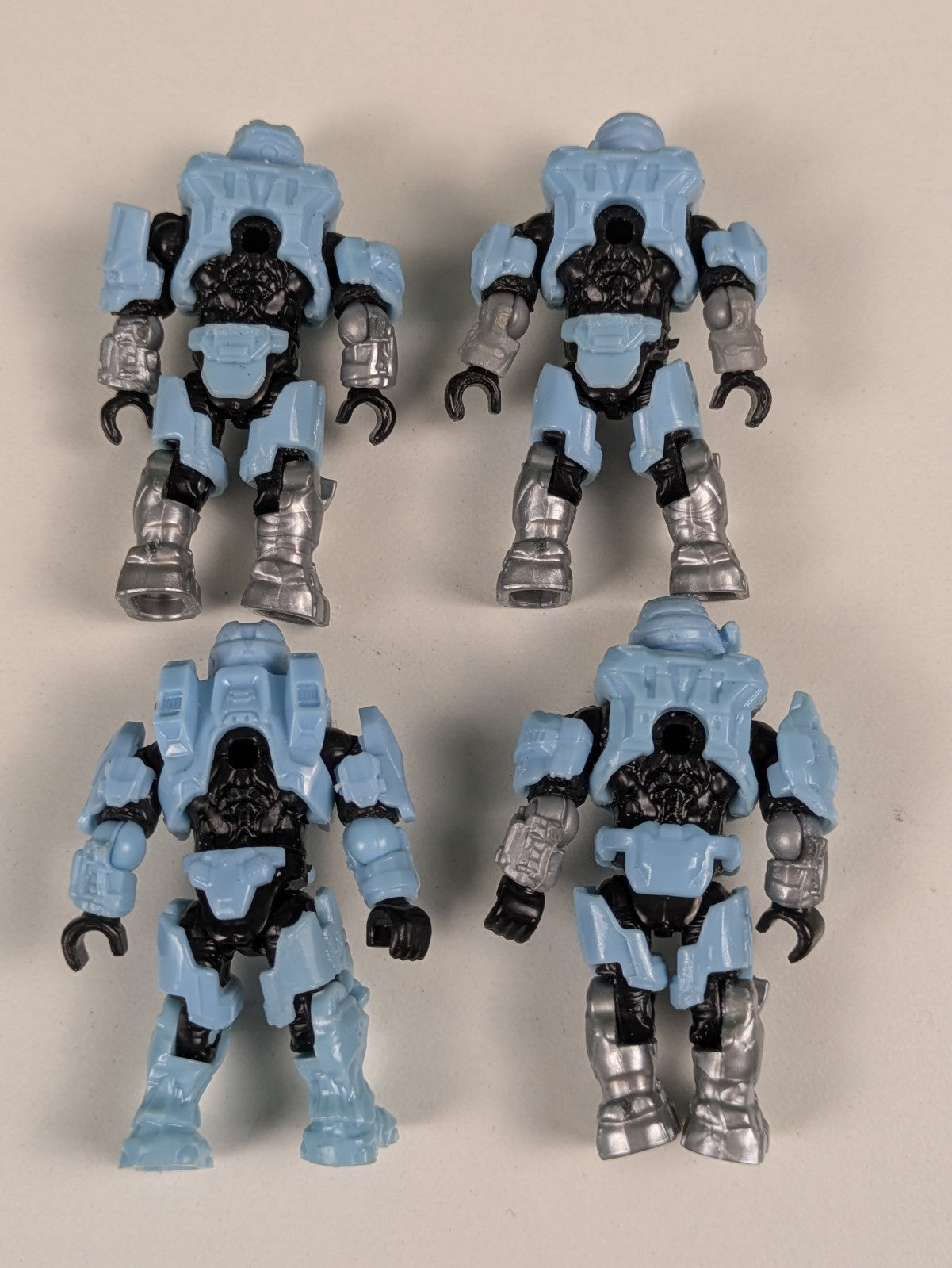 HALO Mega Bloks Construx Blue Spartan Intruders (4X) FRM20 Faithful vs Fallen