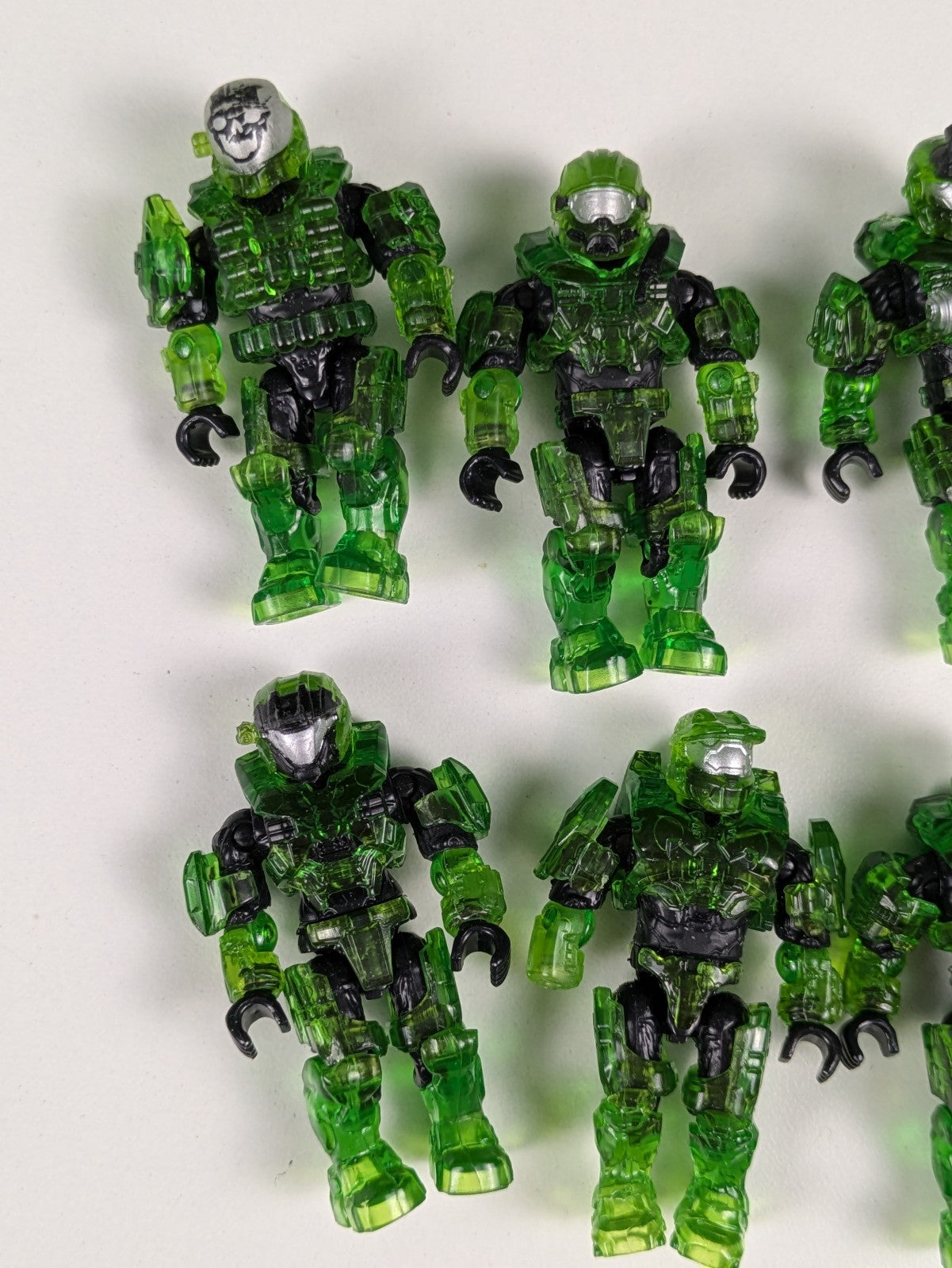 HALO Mega Bloks Construx Green Infected Spartan (10X) FRM20 Faithful vs Fallen