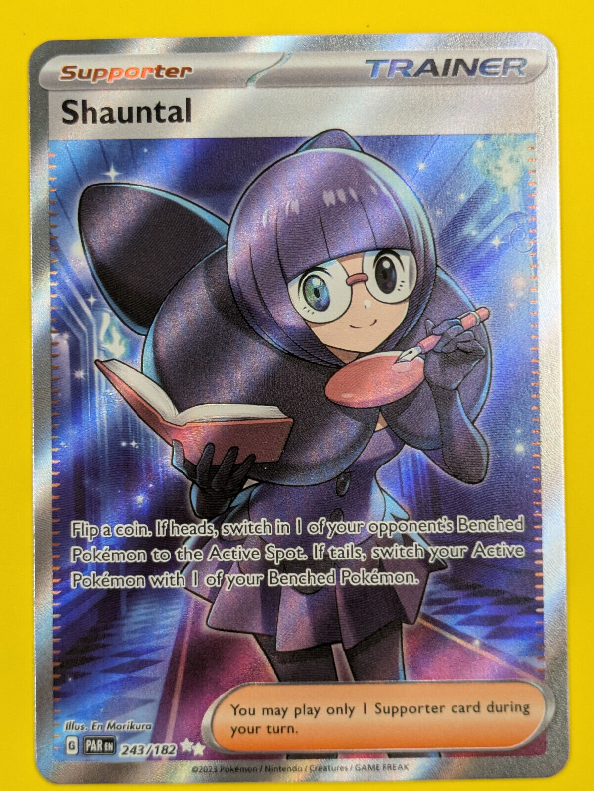 Shauntal - 243/182 - Full Art Secret Rare Paradox Rift - Pokemon - NM