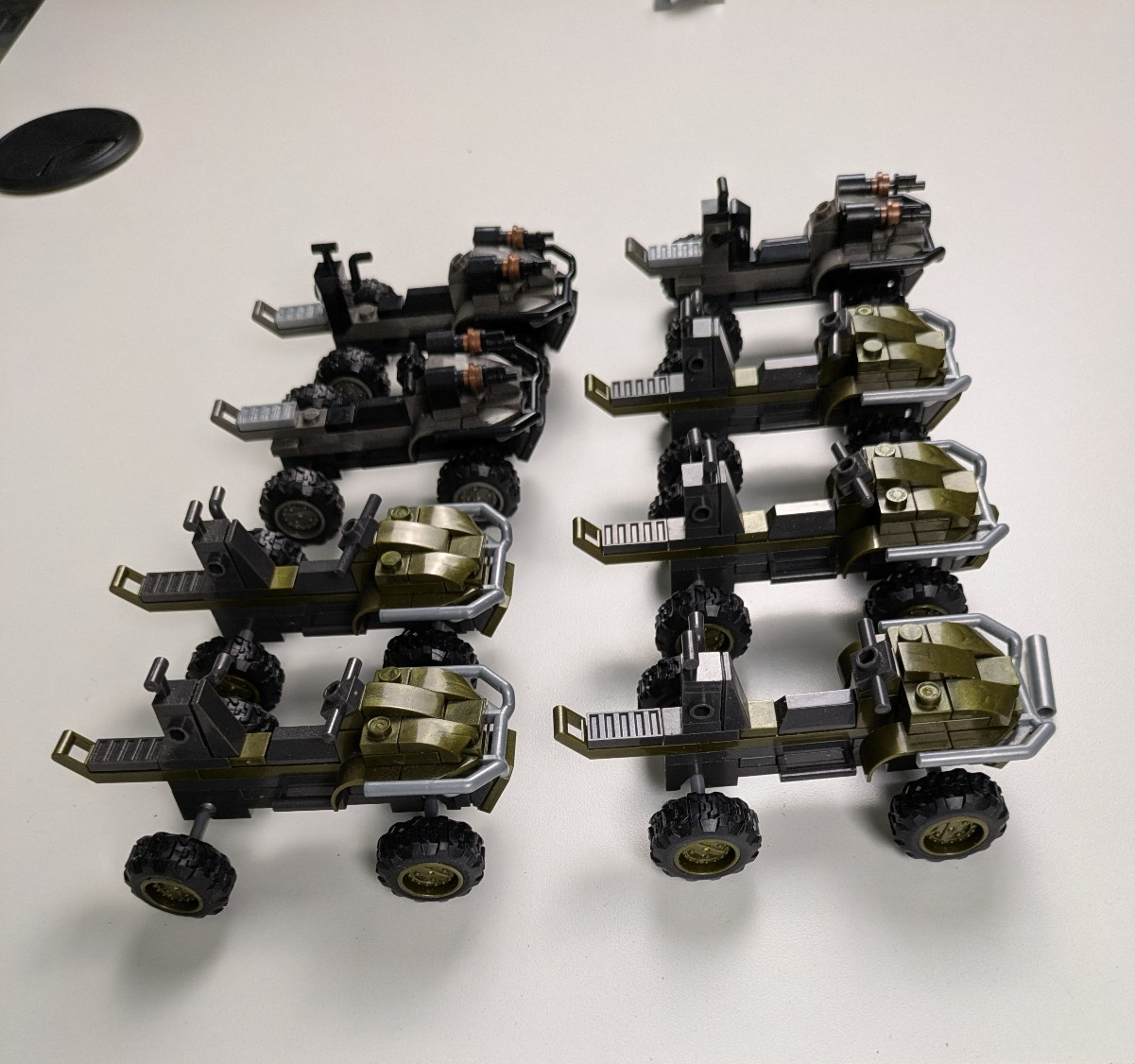 HALO Mega Bloks Construx UNSC Mongoose Vehicle (8X) GNB40 HALO Recon Getaway