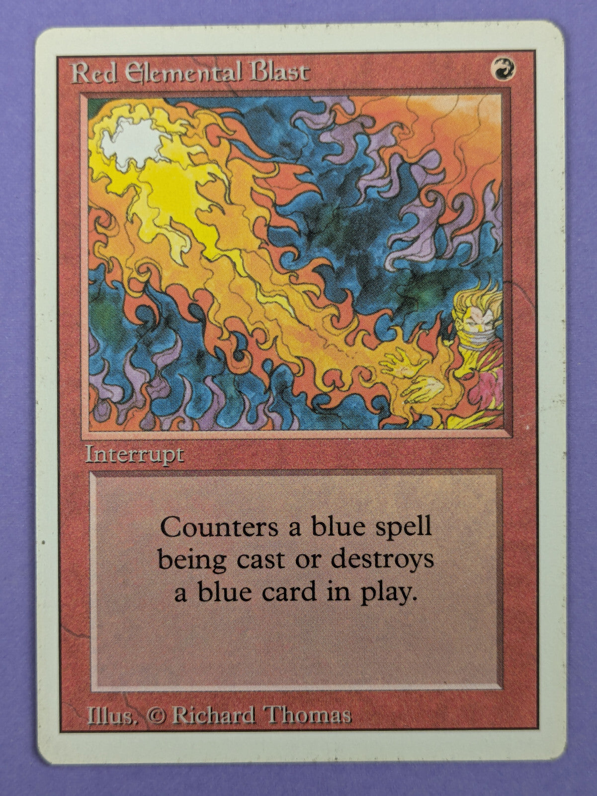 MTG Magic The Gathering: Revised Edition (3ED): Red Elemental Blast Common - HP