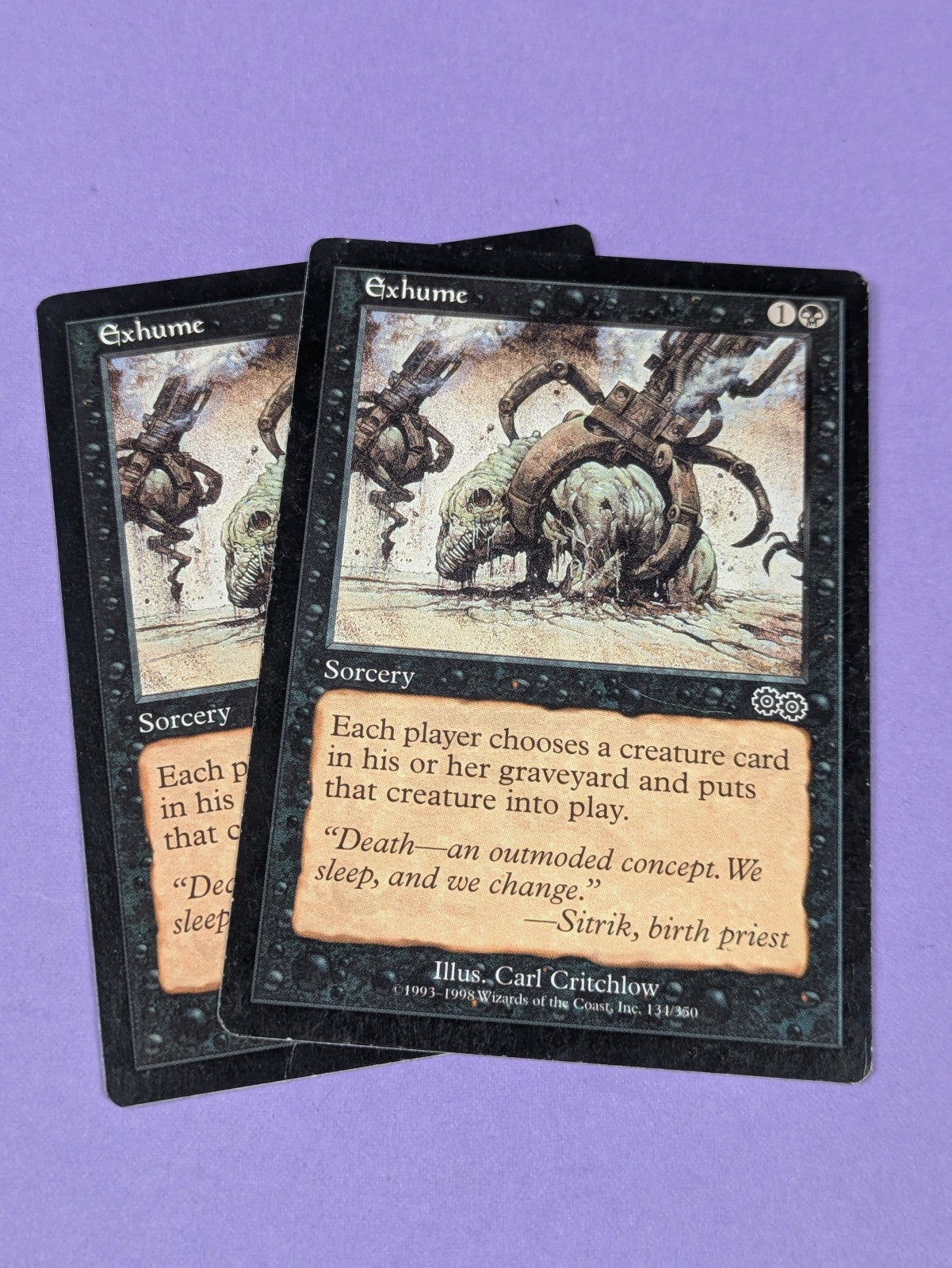 MTG Magic the Gathering: Urza's Saga: Exhume #134/350 Common - LP