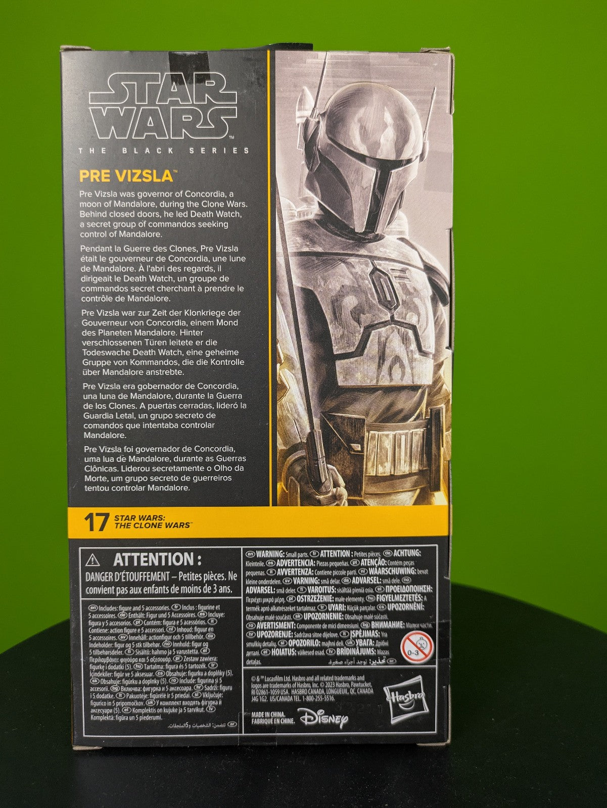 Hasbro Star Wars The Black Series Pre Vizsla F7108/E8908 6" Action Figure NIB