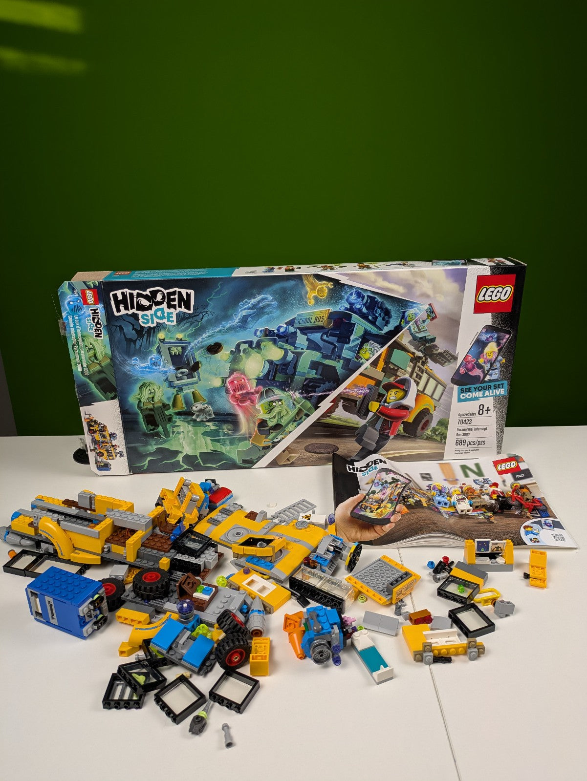 Lego Hidden Side: Paranormal Intercept Bus 3000 Set 70423 - Incomplete Set