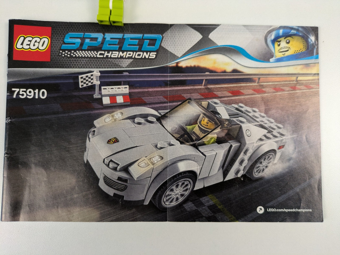 Lego SPEED CHAMPIONS: Porsche 918 Spyder Set 75910 - w/ Instructions