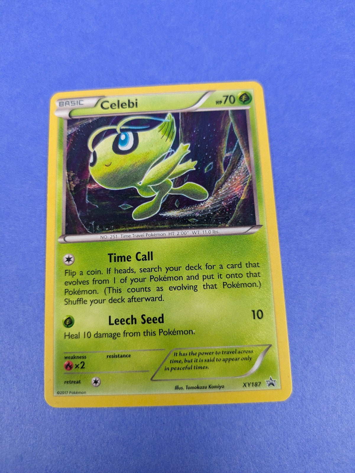 Celebi - XY187 - Promo Holo XY Black Star Promos - Pokemon Card - LP Collector's Kingdom Celebi - XY187 - Promo Holo XY Black Star Promos - Pokemon Card - LP Collector's Kingdom
