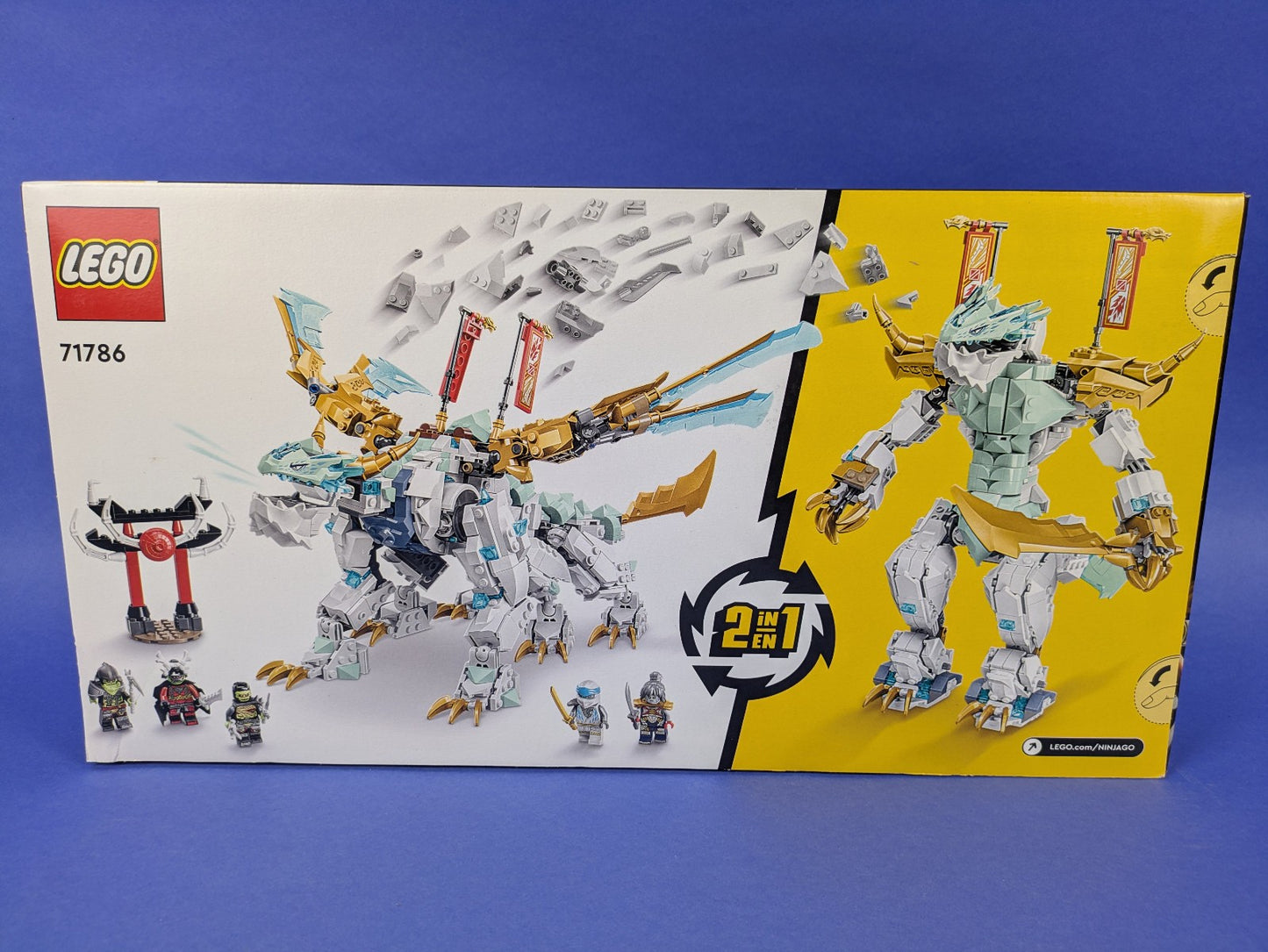 Lego NINJAGO: Core: Zane's Ice Dragon Creature Set 71786 BRAND NEW