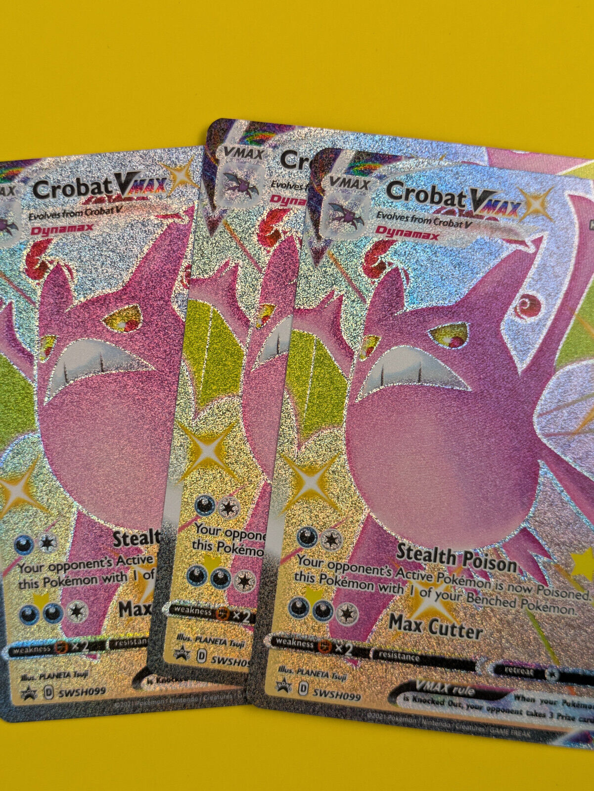 Crobat VMAX - SWSH099 - Shiny Promo Sword & Shield Promos - Pokemon - NM
