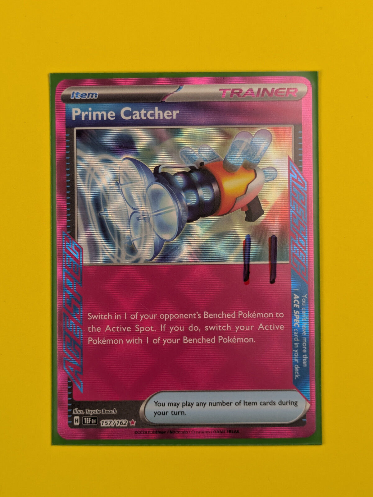Prime Catcher - 157/162 - Ace Rare Temporal Forces - Pokemon Card - NM