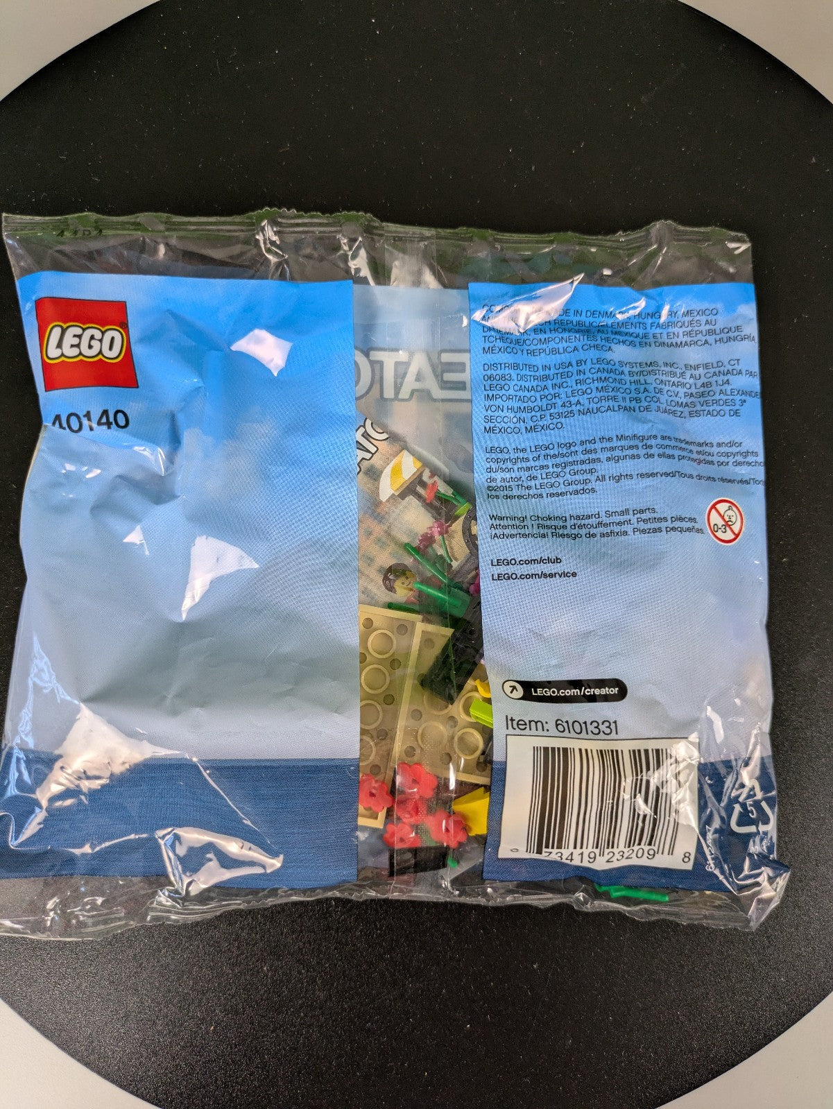 Lego Creator: Basic Set: Promotional: Flower Cart polybag Set 40140 BRAND NEW