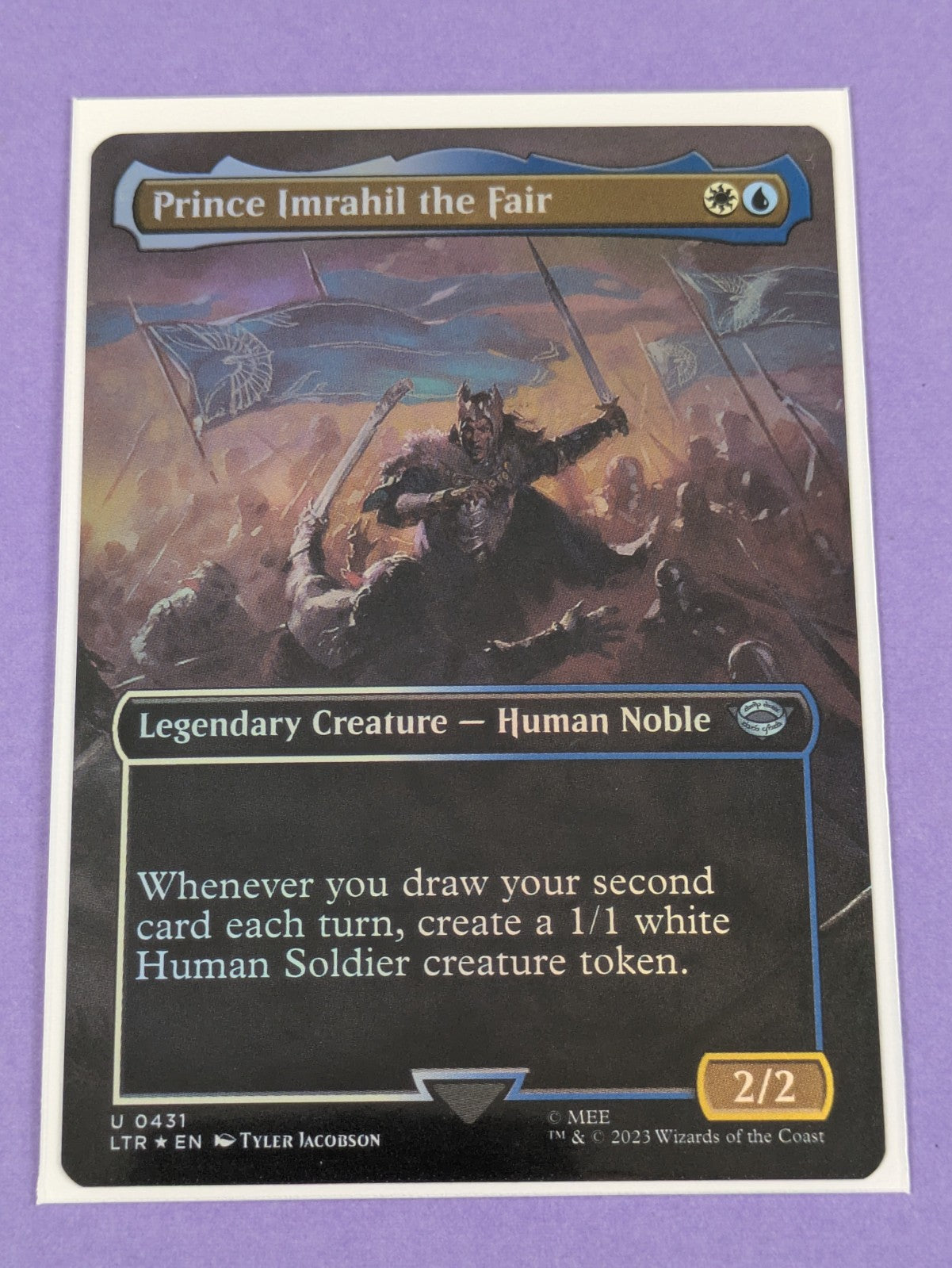 MTG: The Lord of the Rings: Prince Imrahil the Fair Borderless Foil #0431 NM