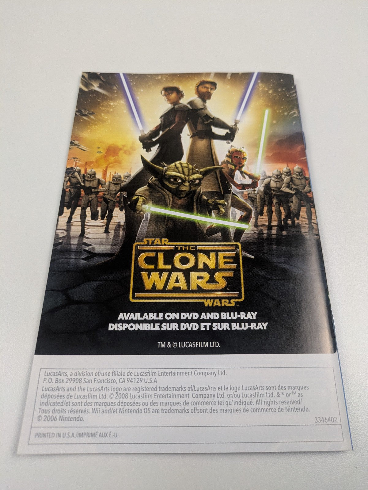 Star Wars: The Clone Wars – Lightsaber Duels (Nintendo Wii, 2008) CIB