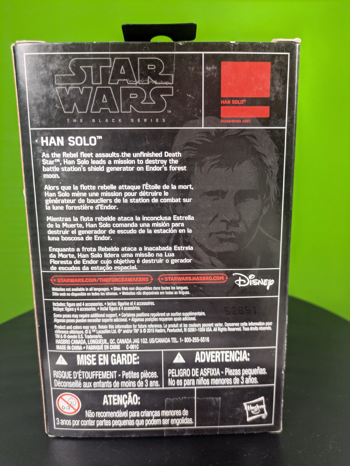 Hasbro Star Wars The Black Series Han Solo B4059 Action Figure 3.75" NIB