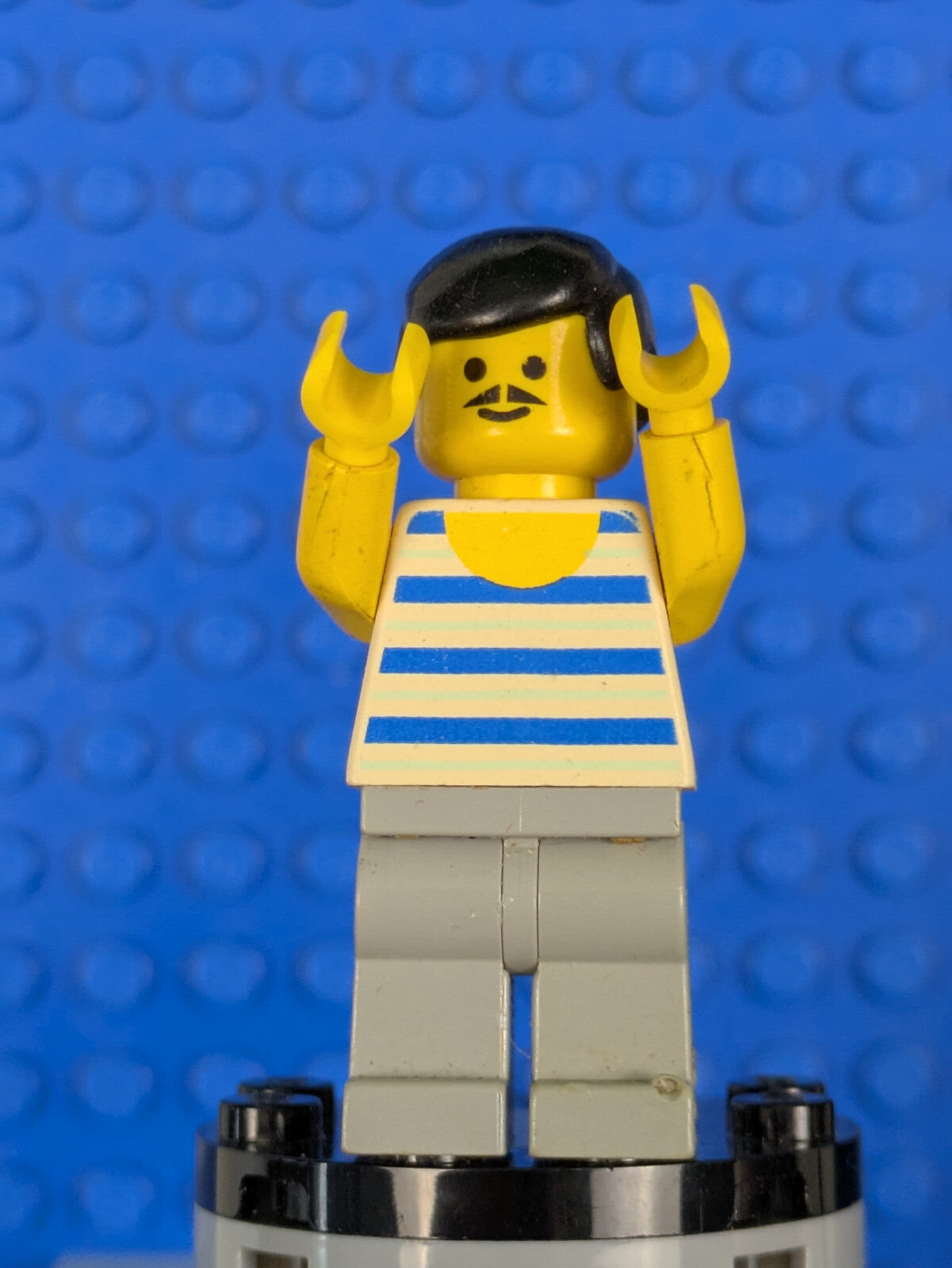 Lego FreeStyle: Horizontal Blue and Light Green Stripes fre004 Set 4161