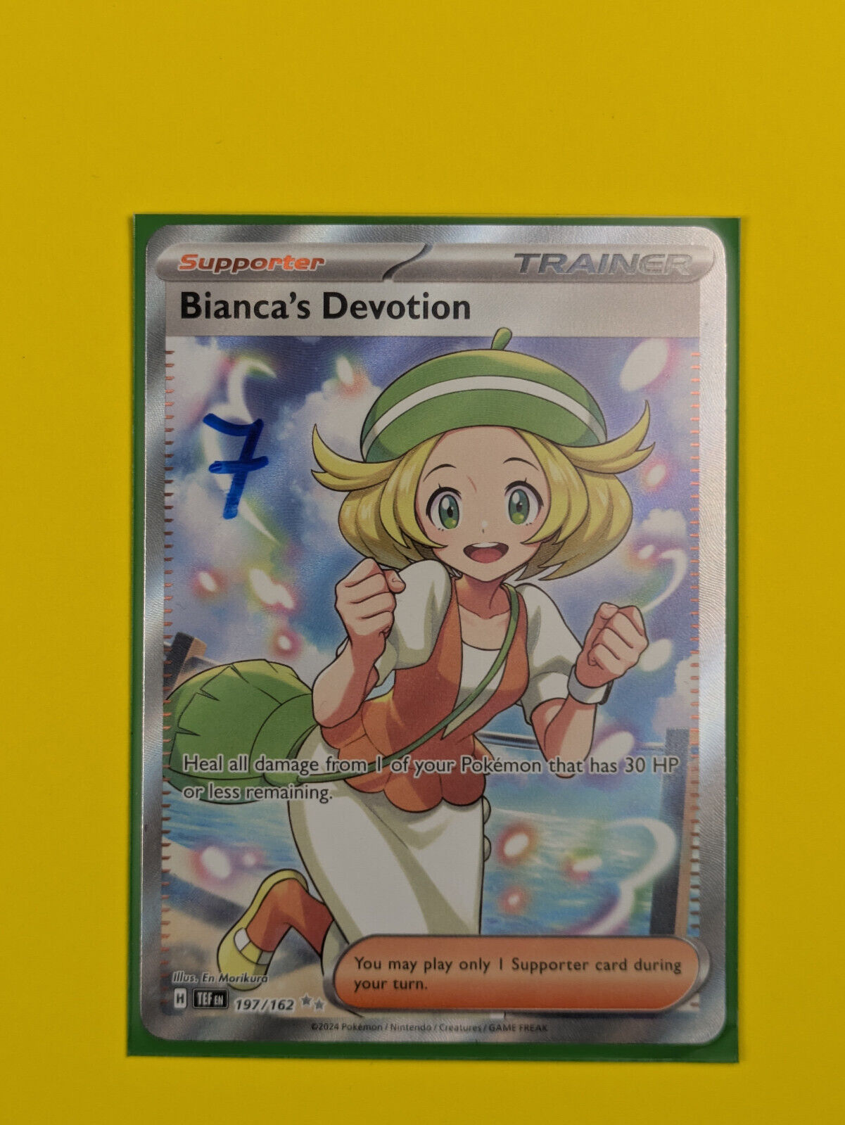 Bianca's Devotion - 197/162 - Full Art Secret Rare Temporal Force - Pokemon - NM
