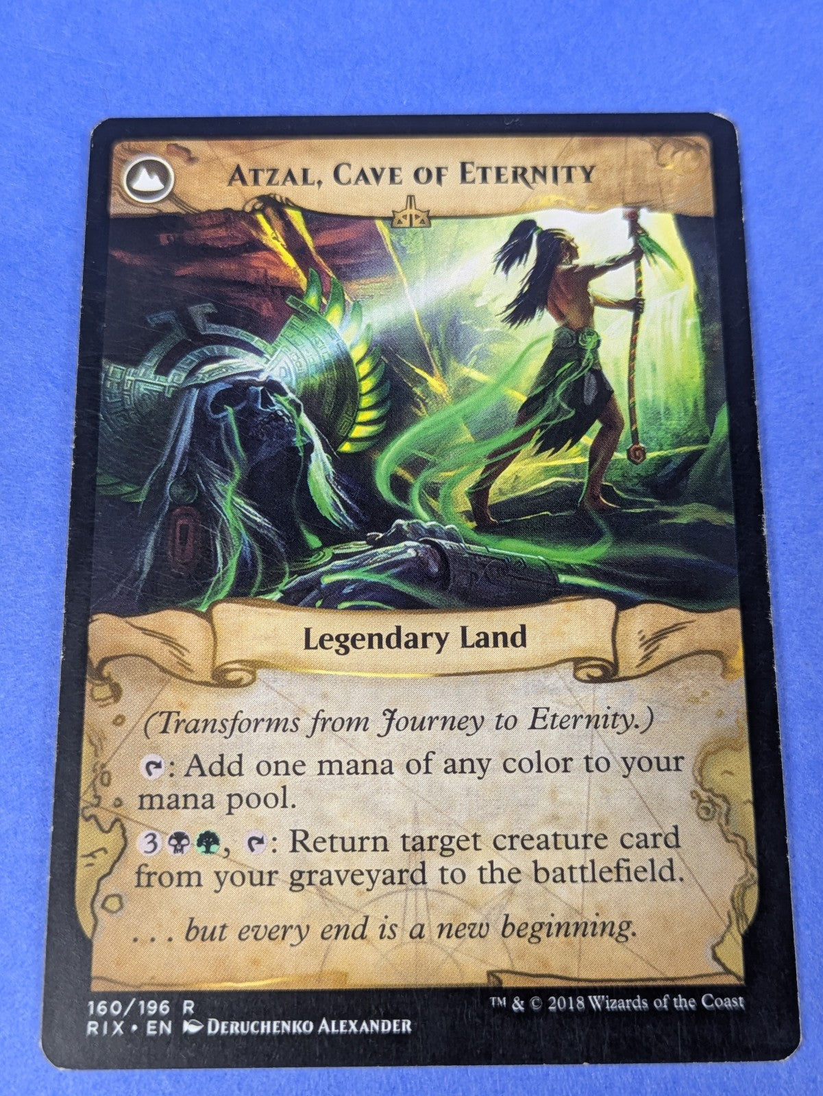 MTG Magic: Journey to Eternity / Atzal, Cave of Eternity #160/196 Rare - NM