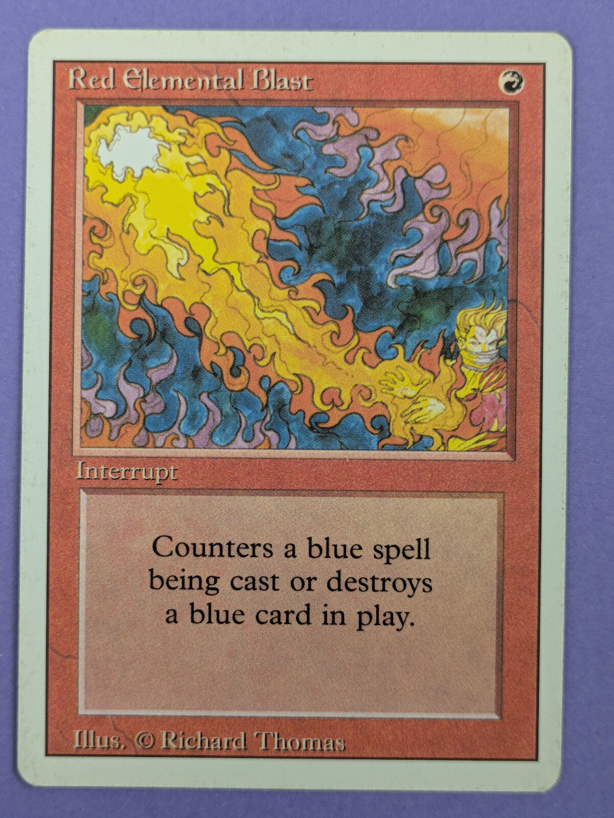 MTG Magic The Gathering: Revised Edition (3ED): Red Elemental Blast Common - LP