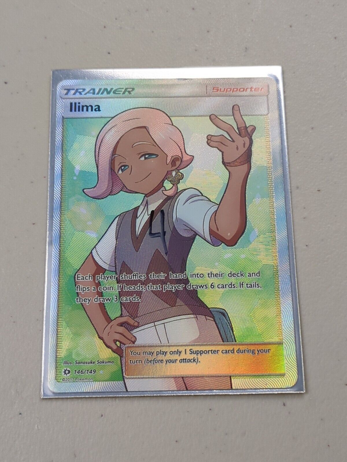 Ilima - 146/149 - Full Art Ultra Rare Sun & Moon Set - Pokemon Card - Collector's Kingdom Ilima - 146/149 - Full Art Ultra Rare Sun & Moon Set - Pokemon Card - Collector's Kingdom