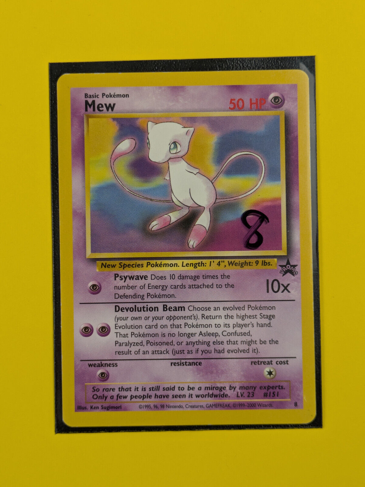 Mew - 8 - Promo Wizards Black Star Promos - NM