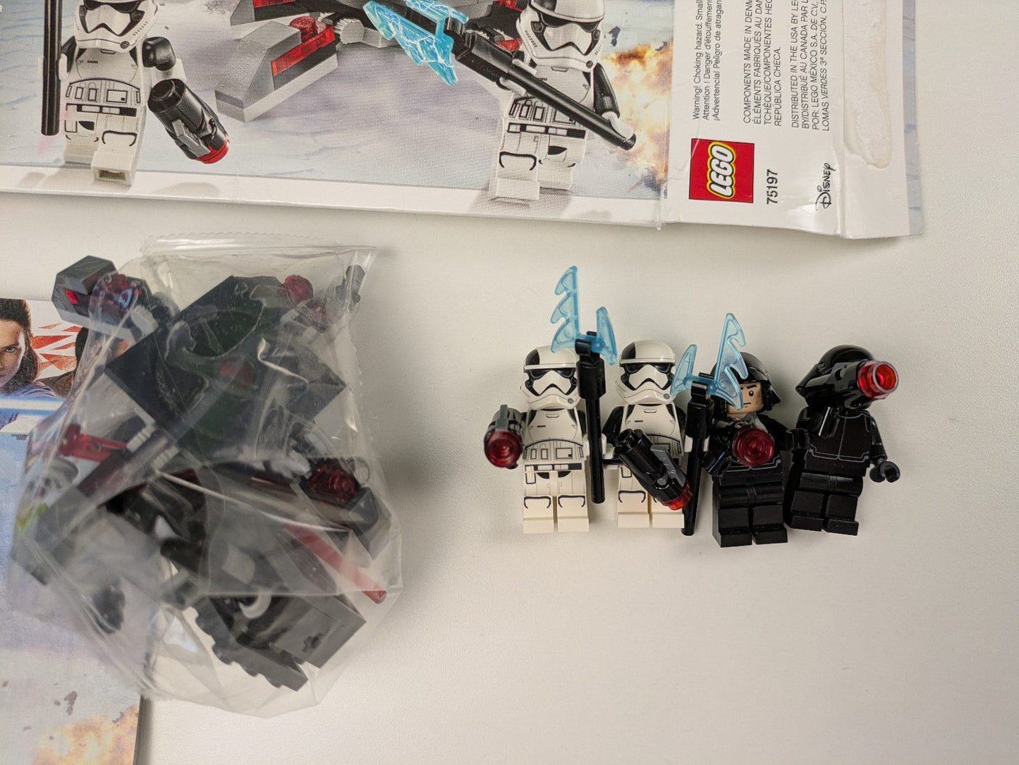 Lego Star Wars: First Order Specialists Battle Pack Set 75197 - Complete Set