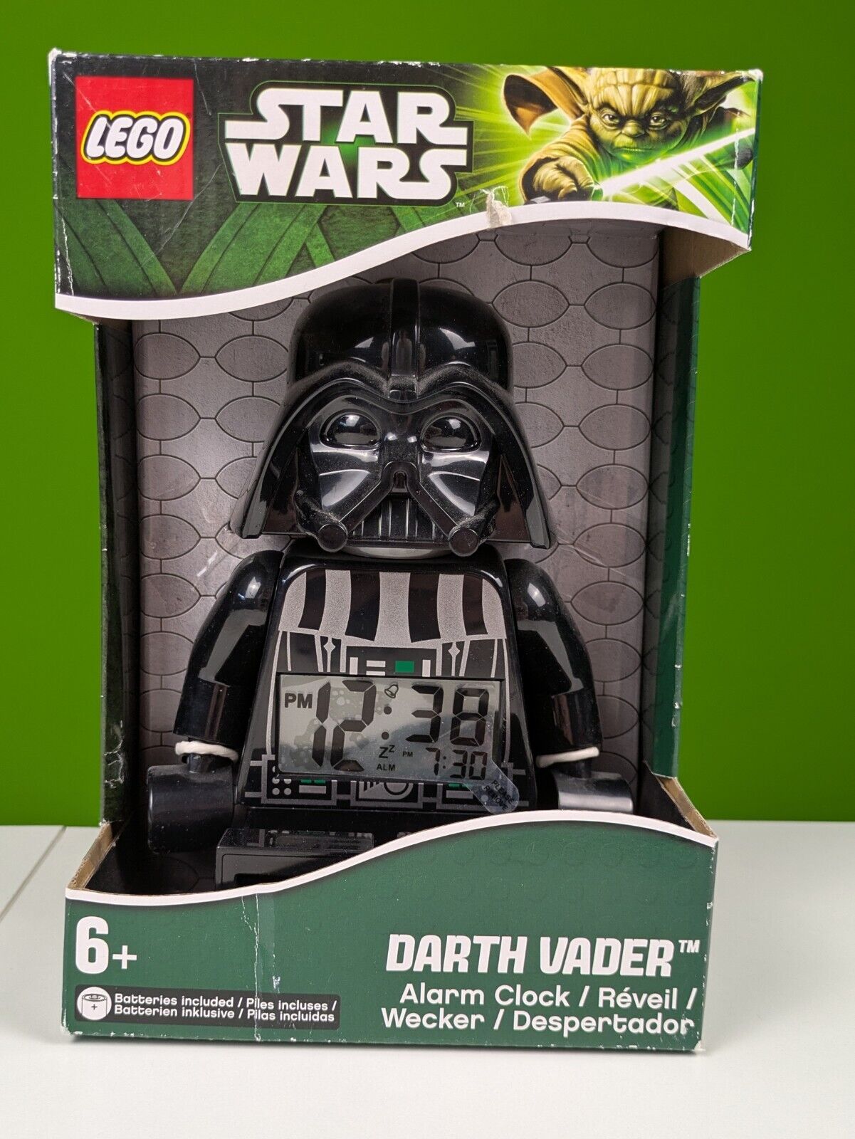 Lego Star Wars: Digital Clock, SW Darth Vader Figure Alarm Clock 9002113 NEW!