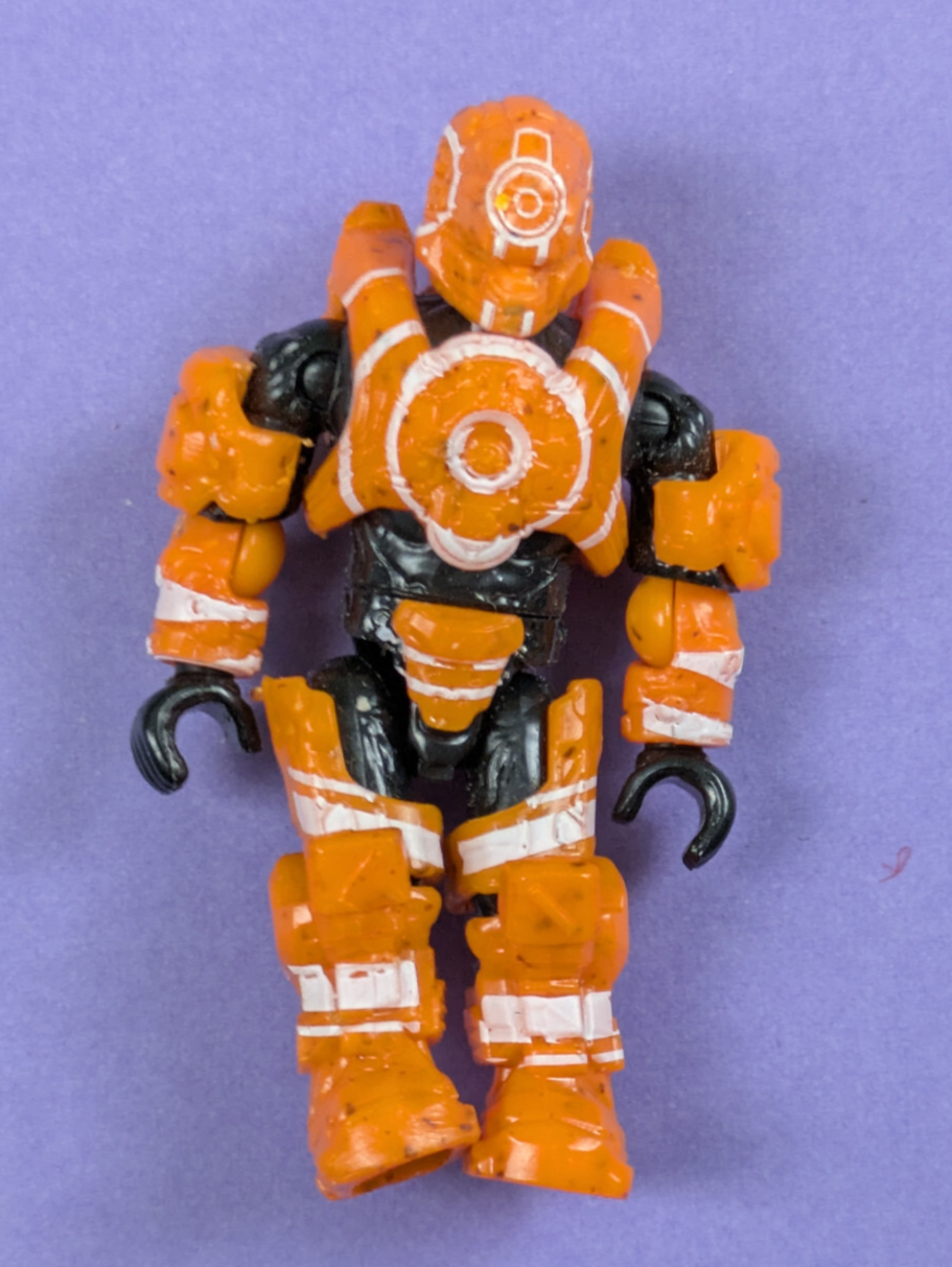 HALO Mega Bloks Construx Orange Spartan Gungnir DPJ82 Series 2