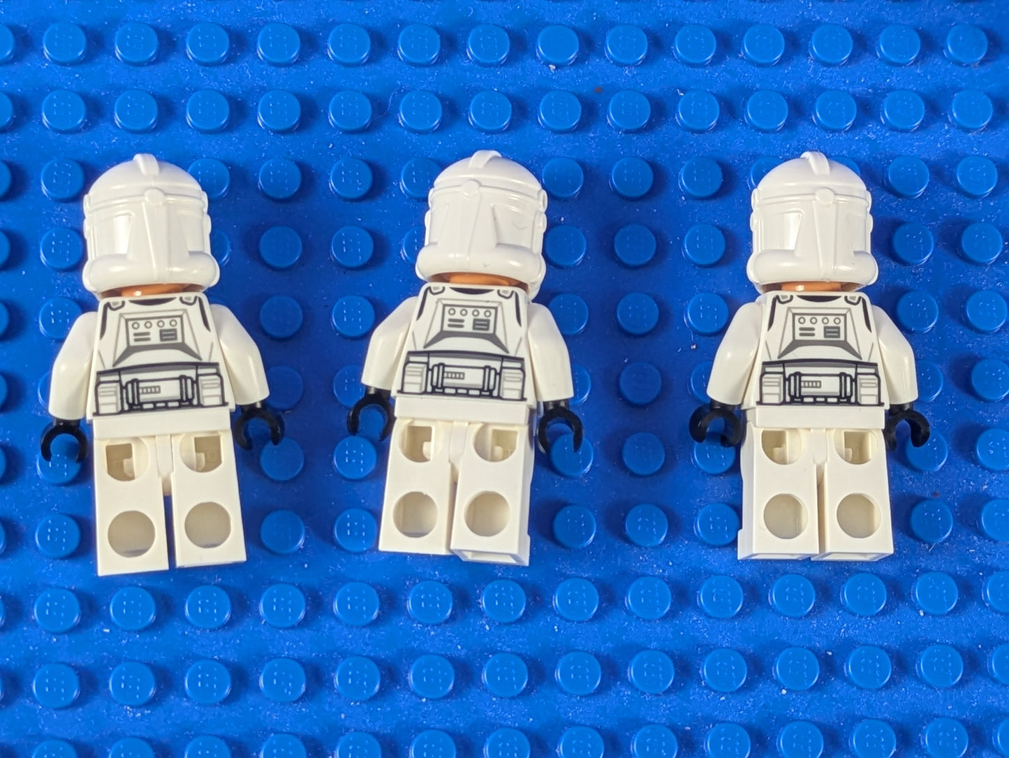 Lego Star Wars: Clone Trooper (Phase 2) - Nougat Head (3X) sw1319 Set 75372