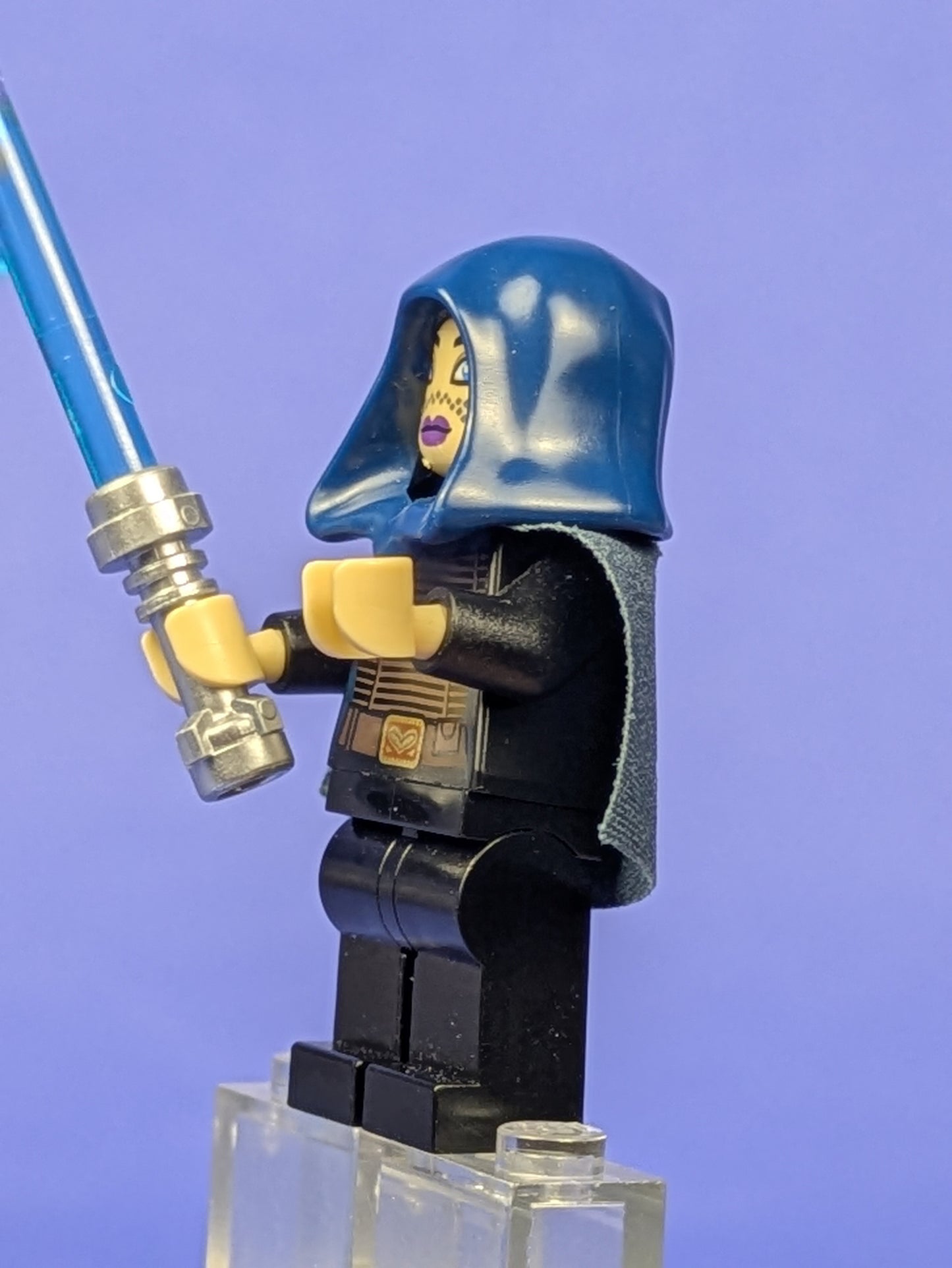 LEGO Star Wars Barriss Offee - Dark Blue Cape and Hood sw0379 9491