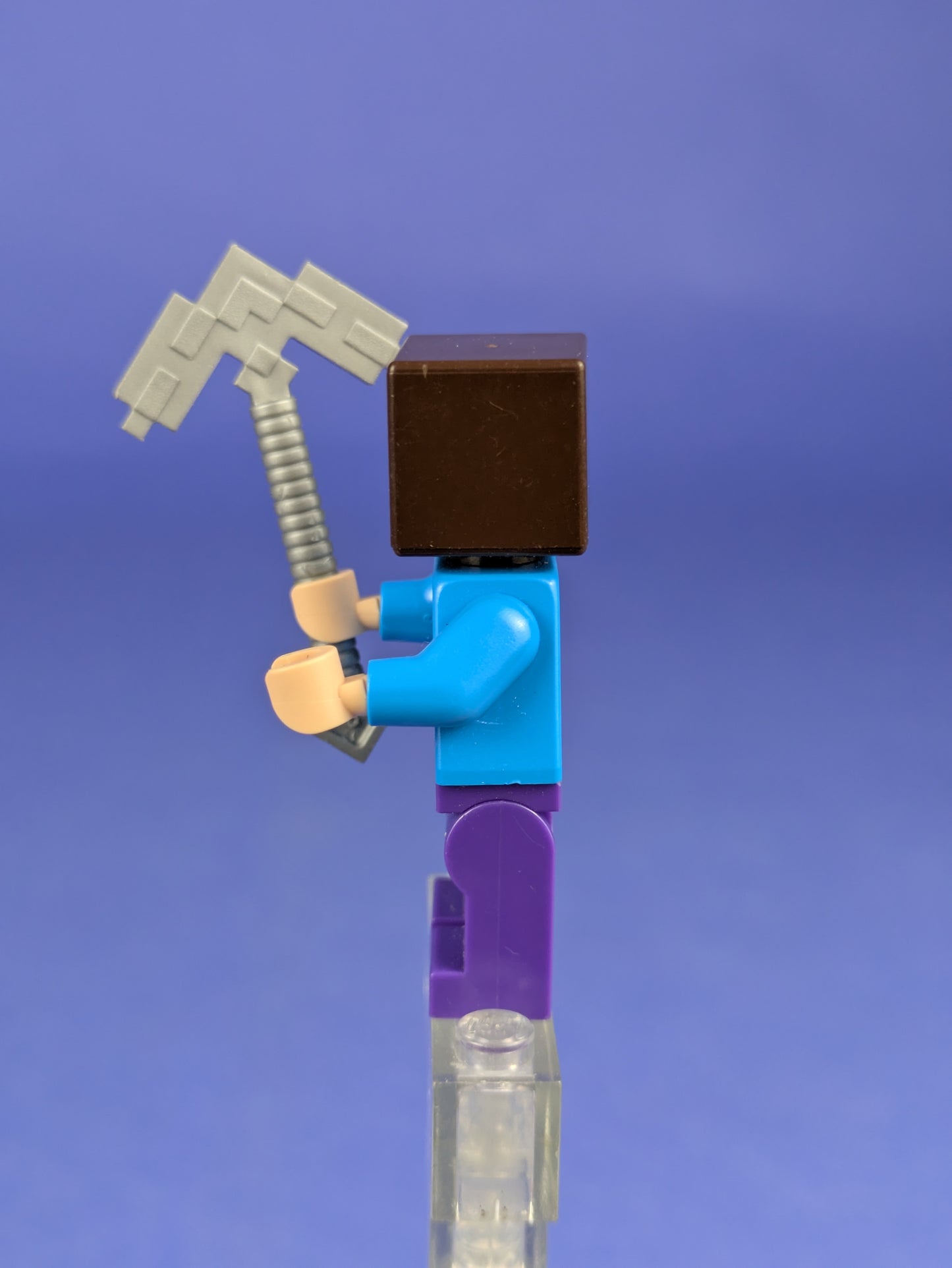 LEGO Minecraft Steve - Dark Purple Legs min009 21116 30393 30672
