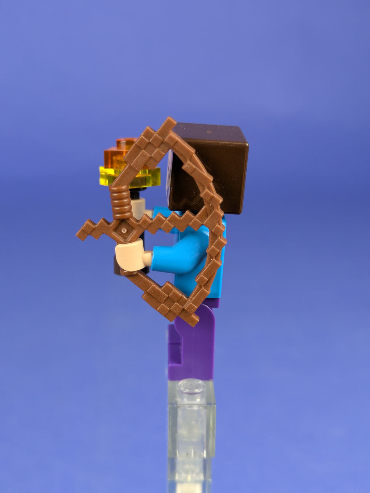 LEGO Minecraft Steve - Dark Purple Legs min009 21116 30672