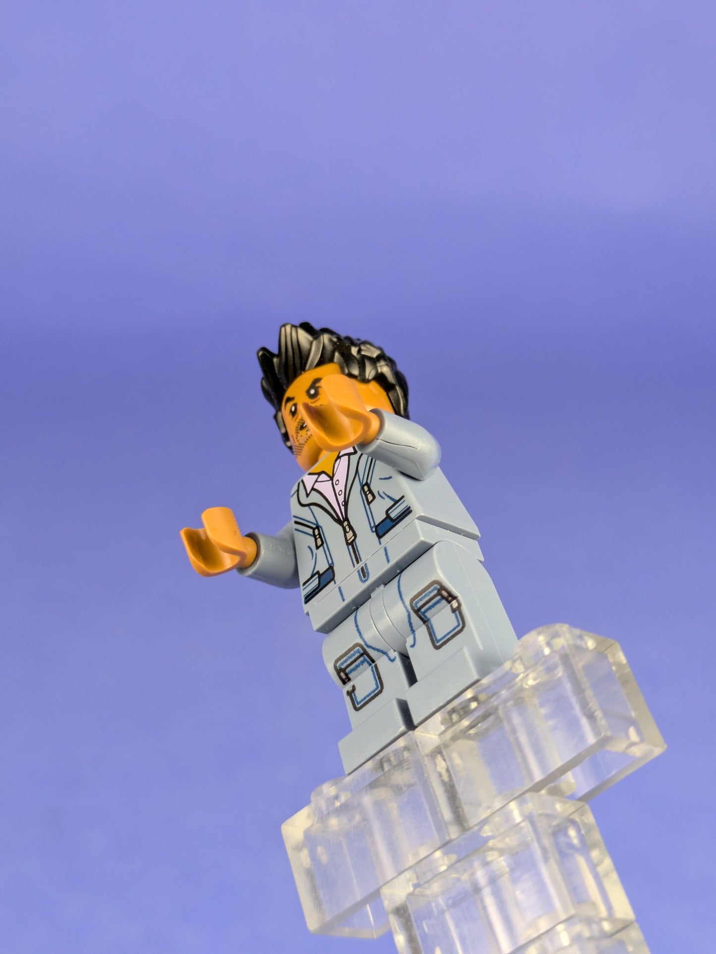 LEGO Jurassic World Simon Masrani - Sand Blue Jumper jw003 75915