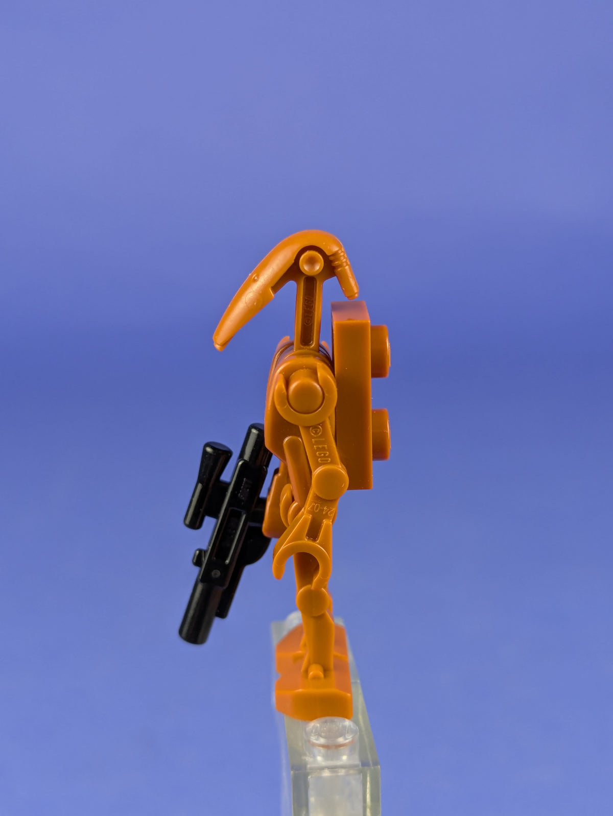 LEGO Star Wars Battle Droid - Dark Orange 1 x 2 Plate on Back sw0467b 75015
