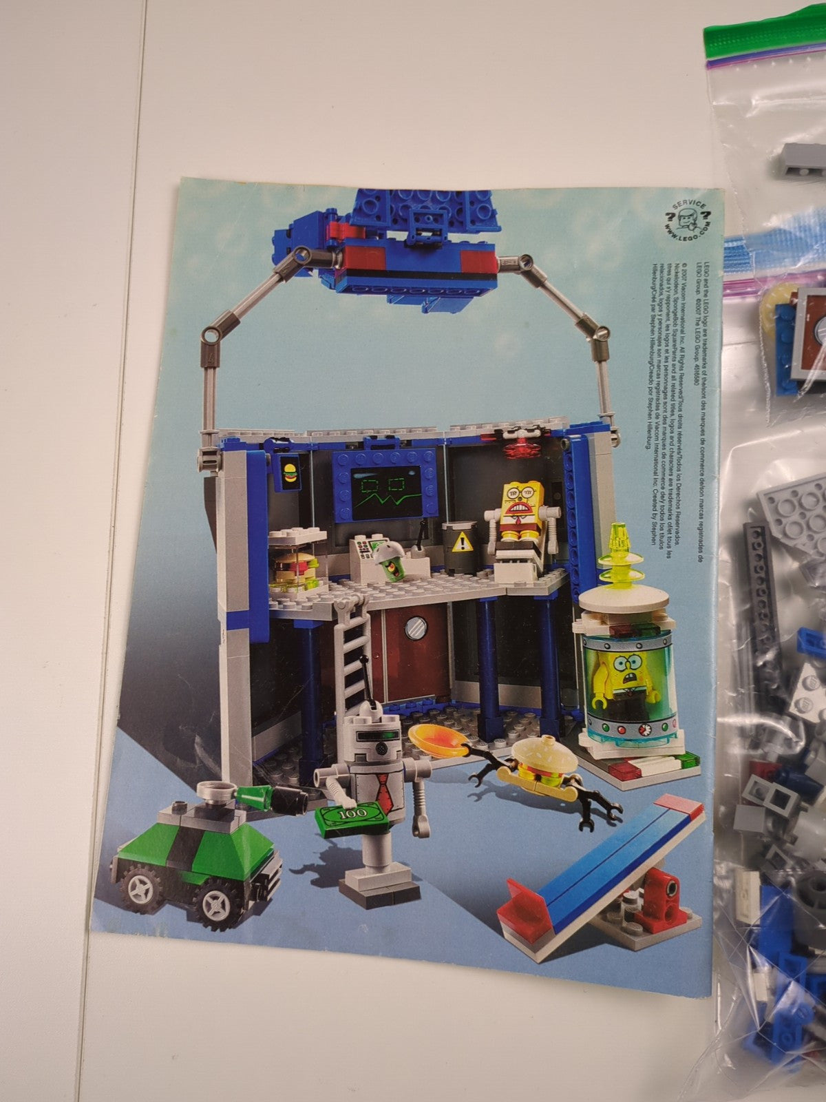 Lego SpongeBob SquarePants: The Chum Bucket Set 4981 - w/ Instructions